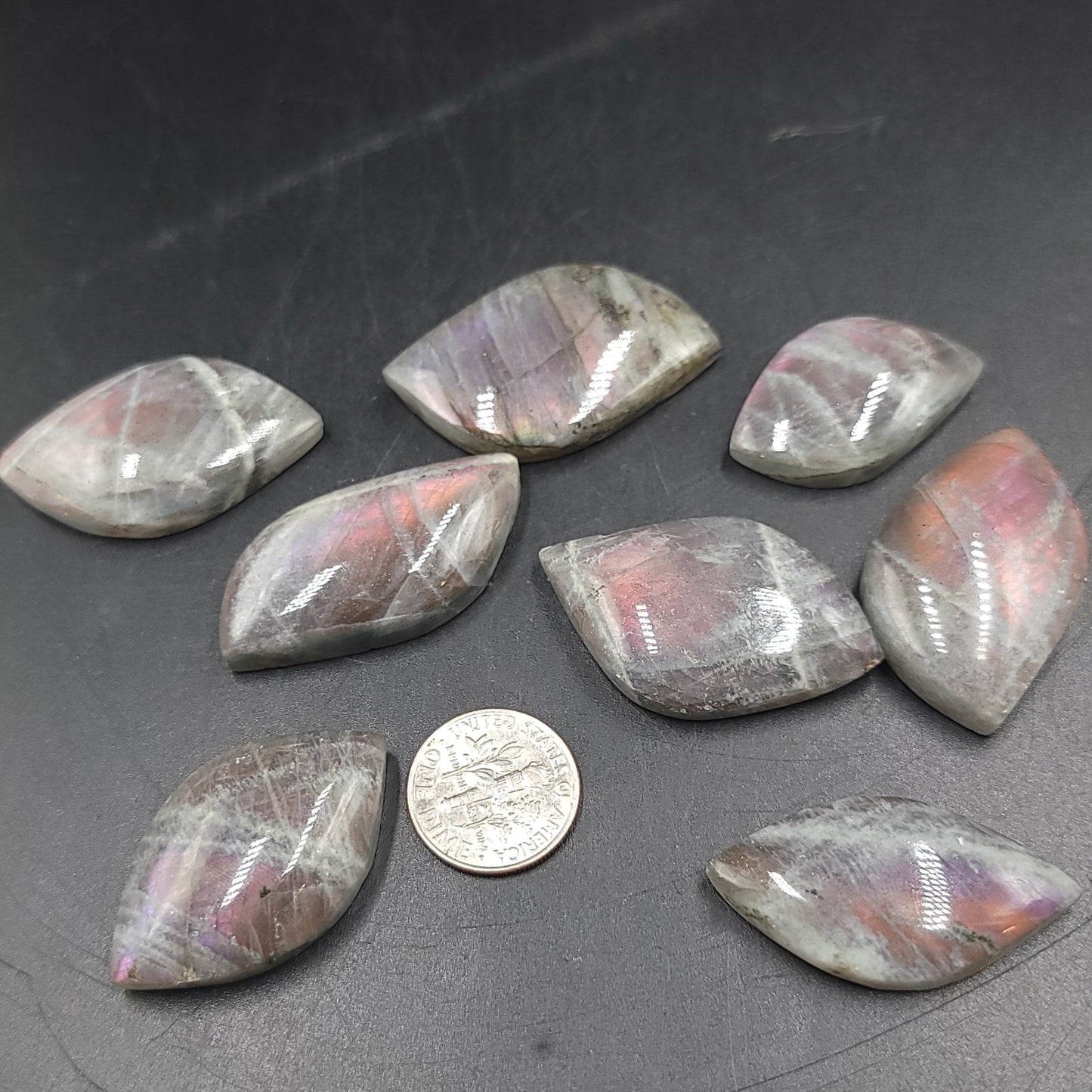 Lab Cabs Labradorite Cabochon Free Form Polished Cut Stone