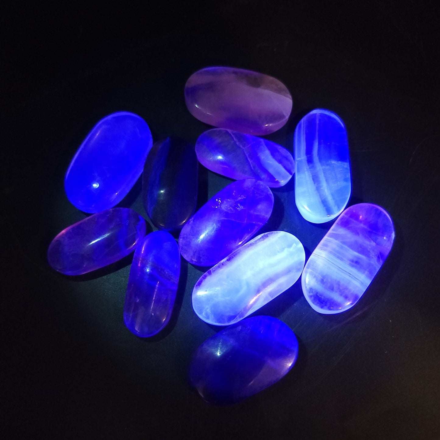 Rainbow Fluorite Palm Stone