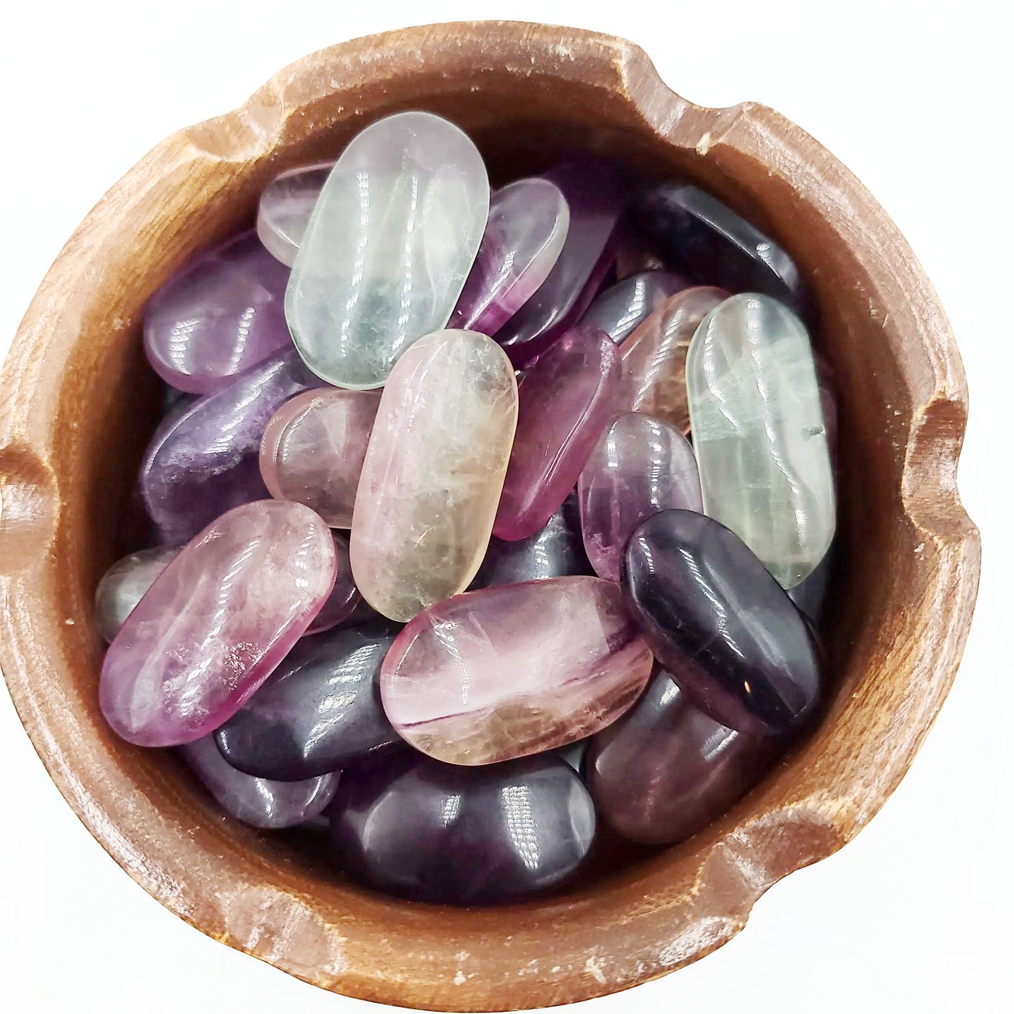 Rainbow Fluorite Palm Stone