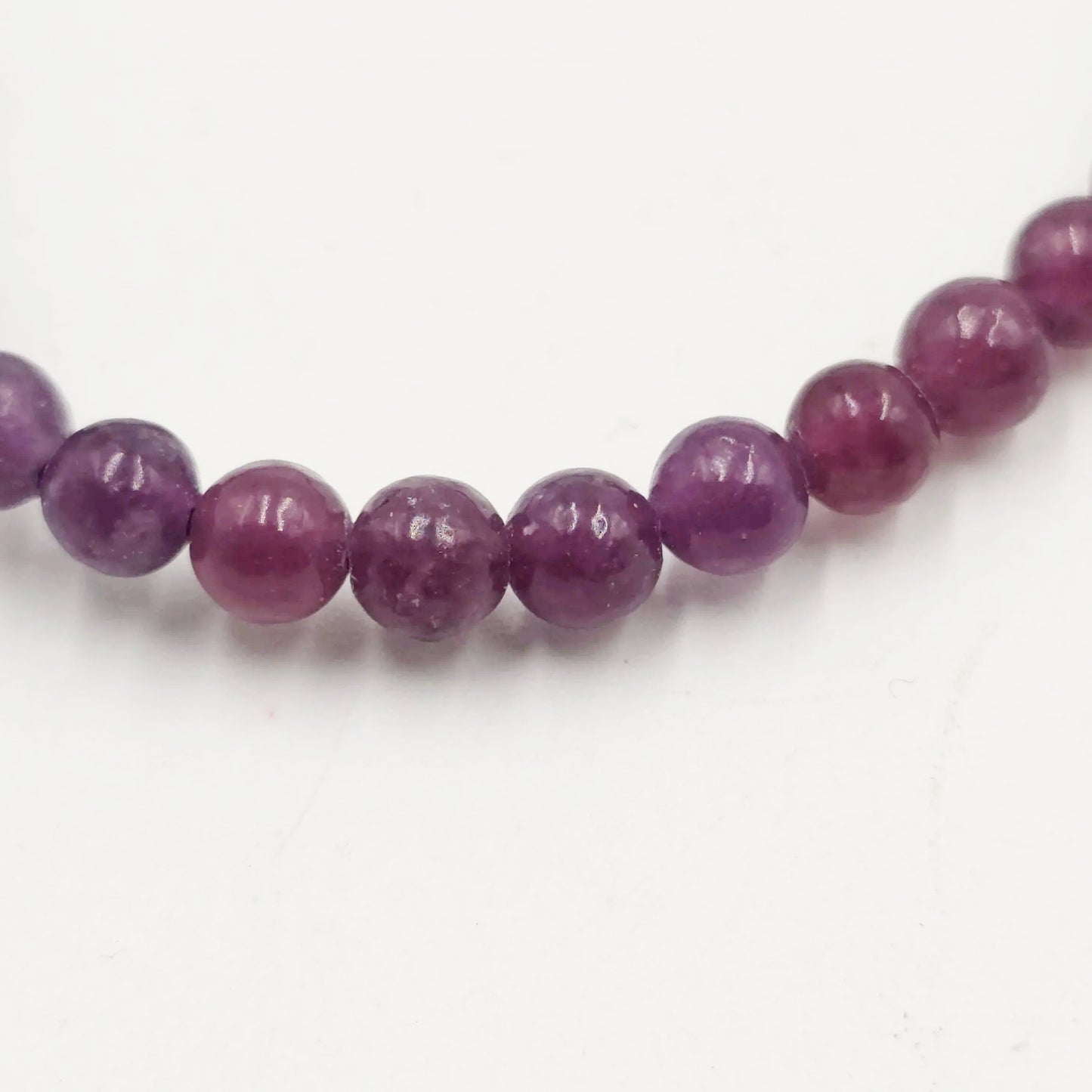 Lepidolite Bead Bracelet 4mm - Elevated Metaphysical