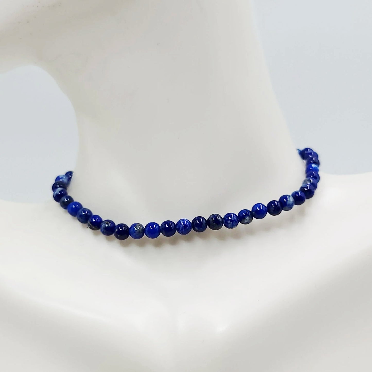 Lapis Lazuli Bead Bracelet 4mm