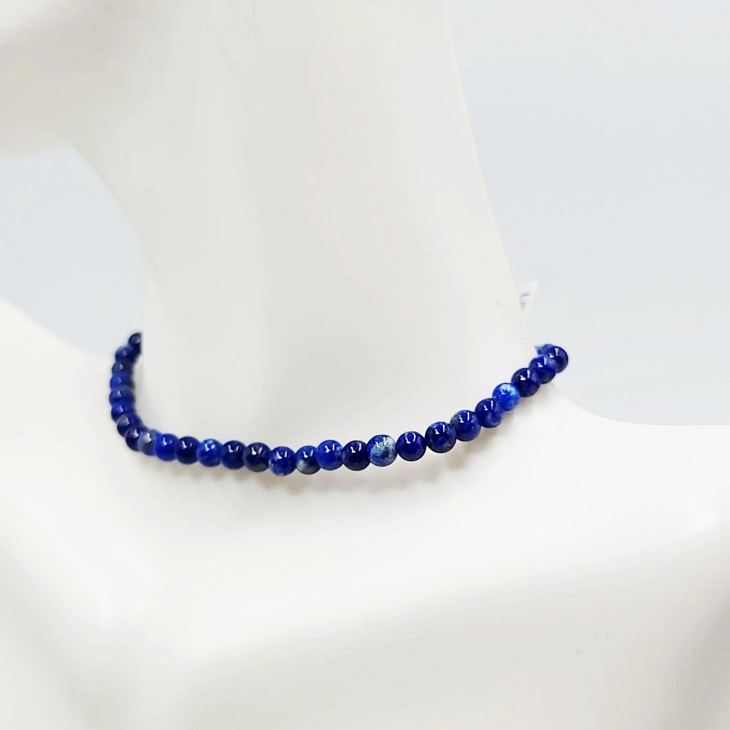 Lapis Lazuli Bead Bracelet 4mm