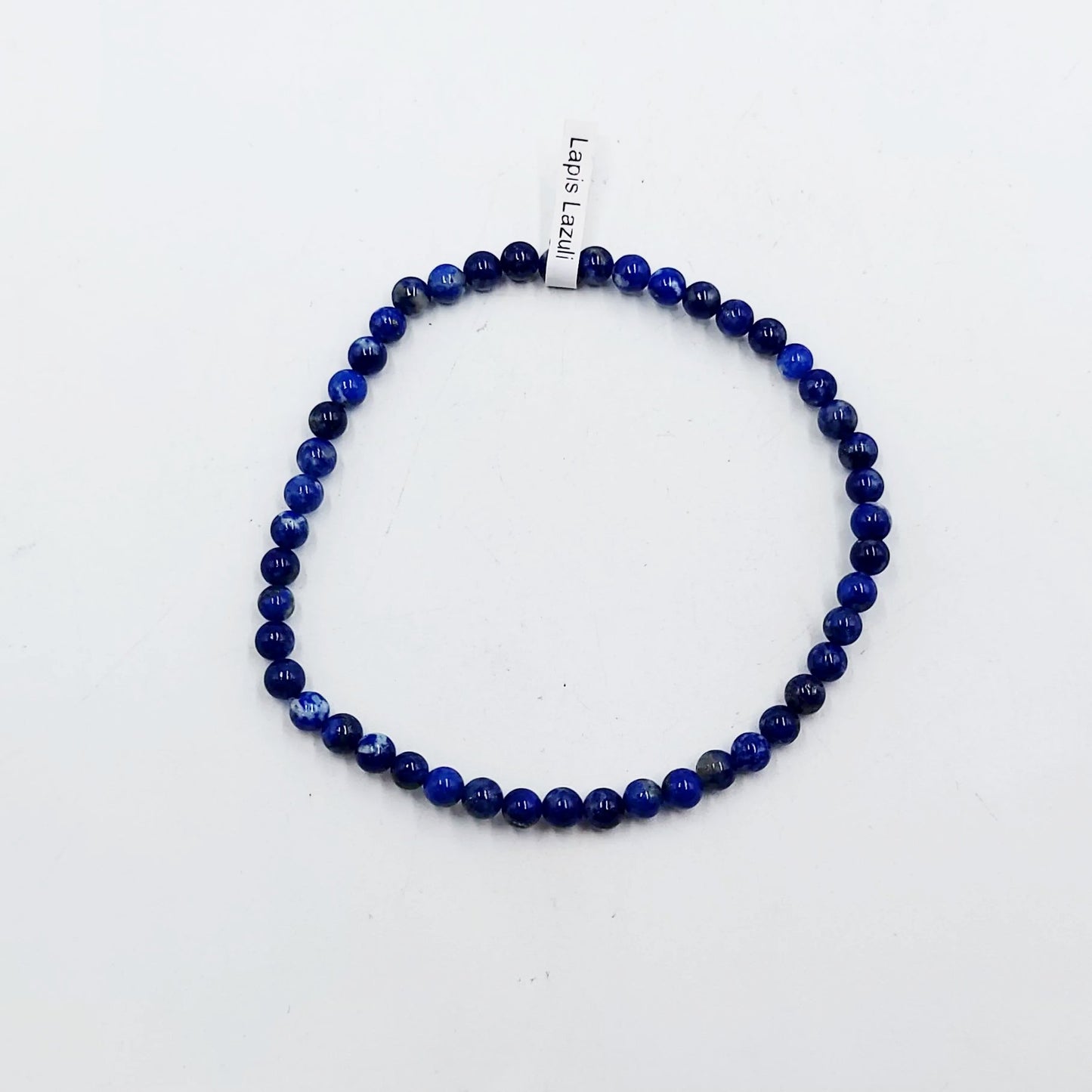 Lapis Lazuli Bead Bracelet 4mm