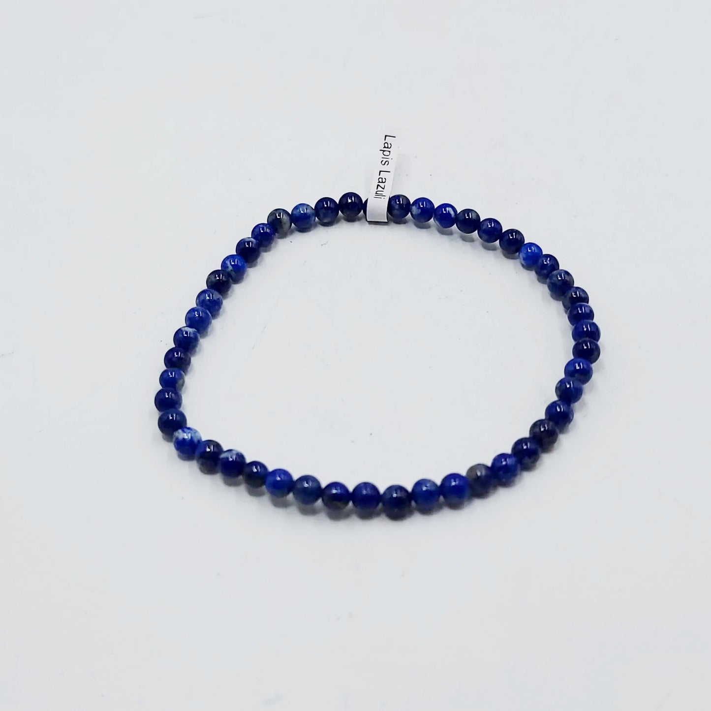 Lapis Lazuli Bead Bracelet 4mm