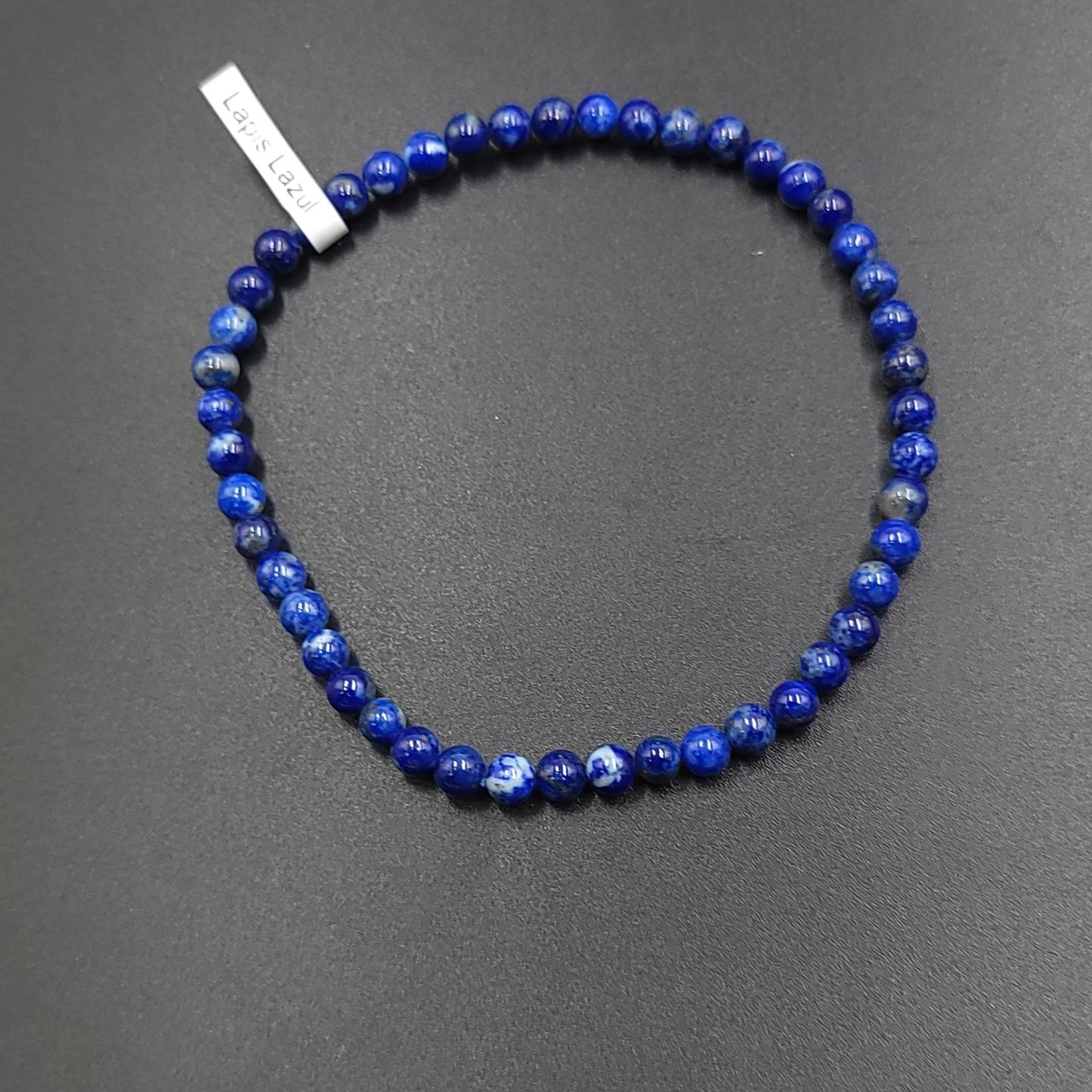 Lapis Lazuli Bead Bracelet 4mm