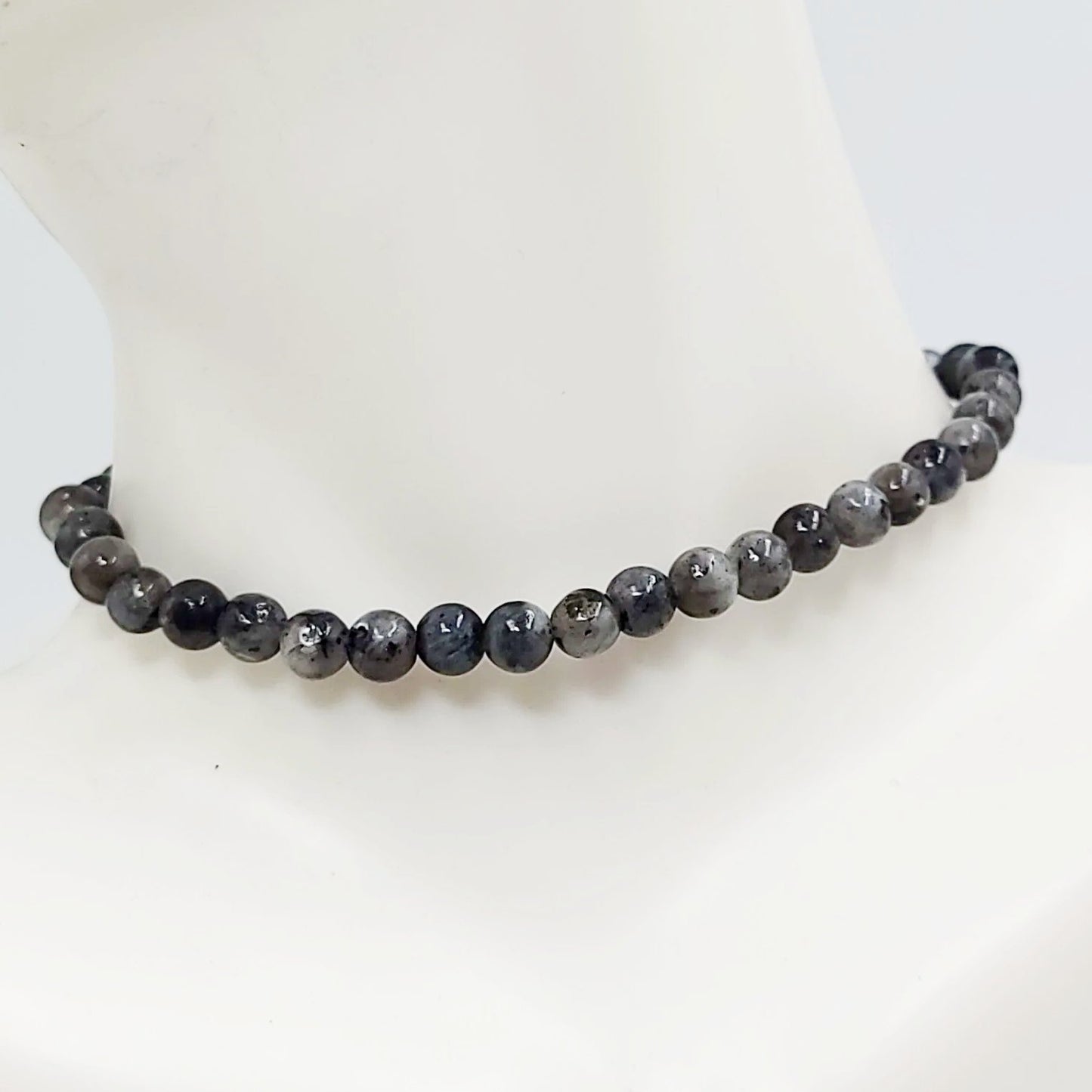 Labradorite Bead Bracelet 4mm