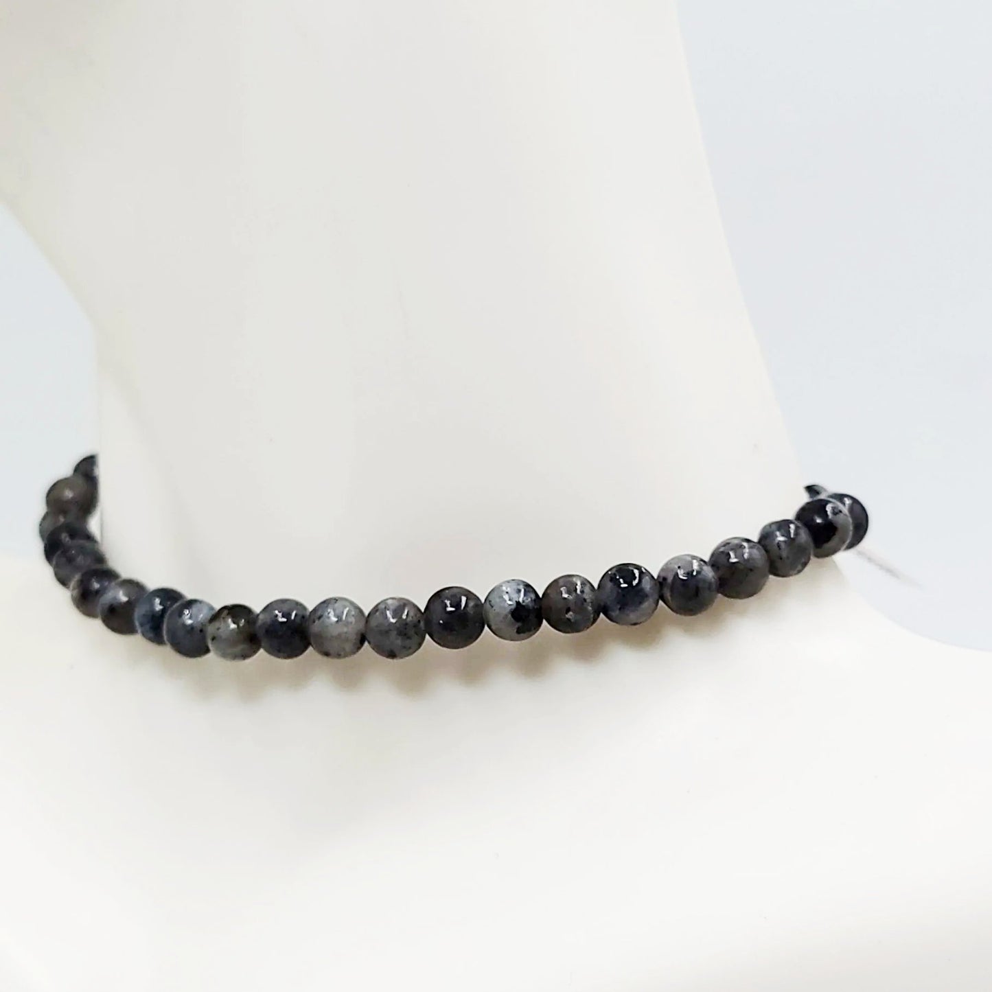 Labradorite Bead Bracelet 4mm