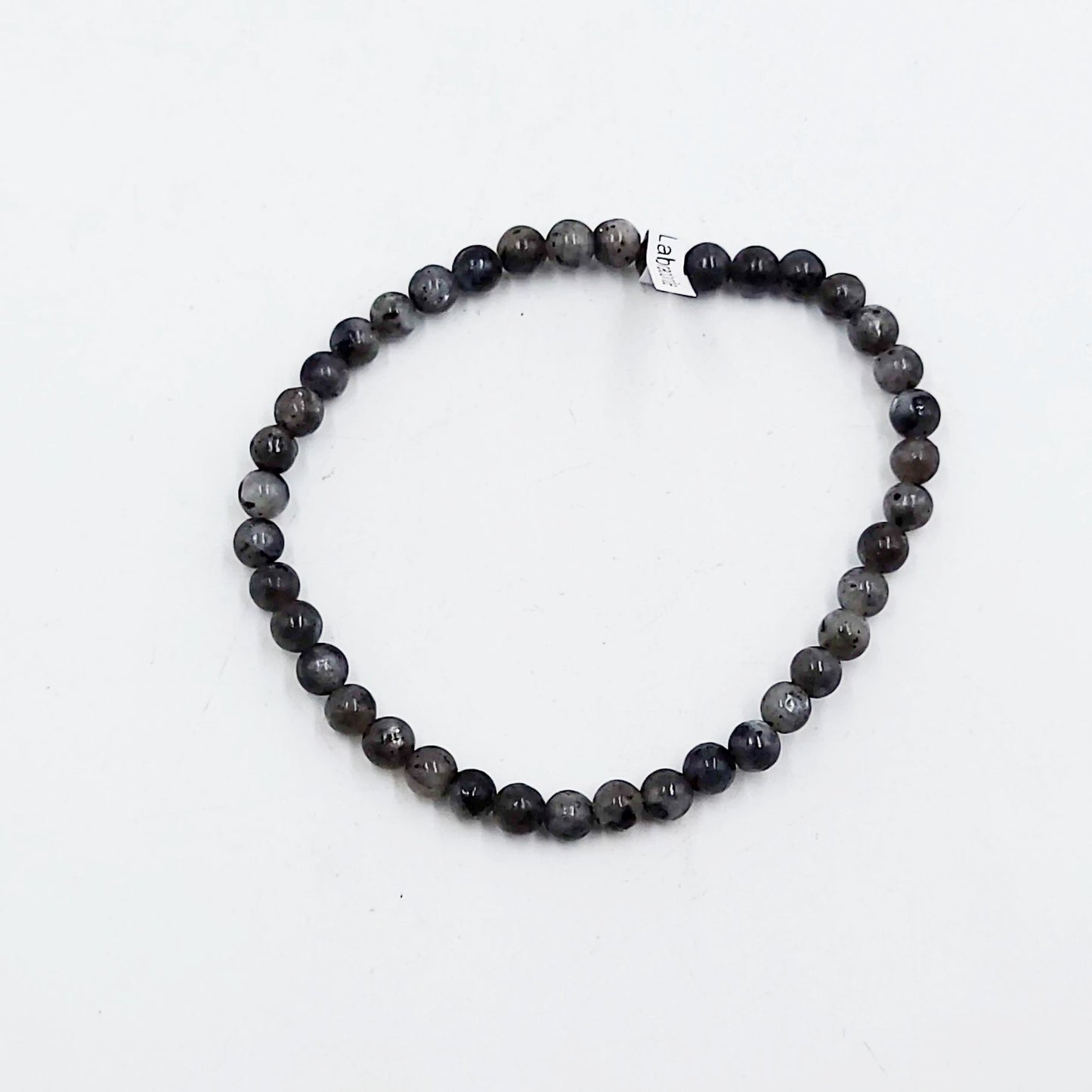 Labradorite Bead Bracelet 4mm