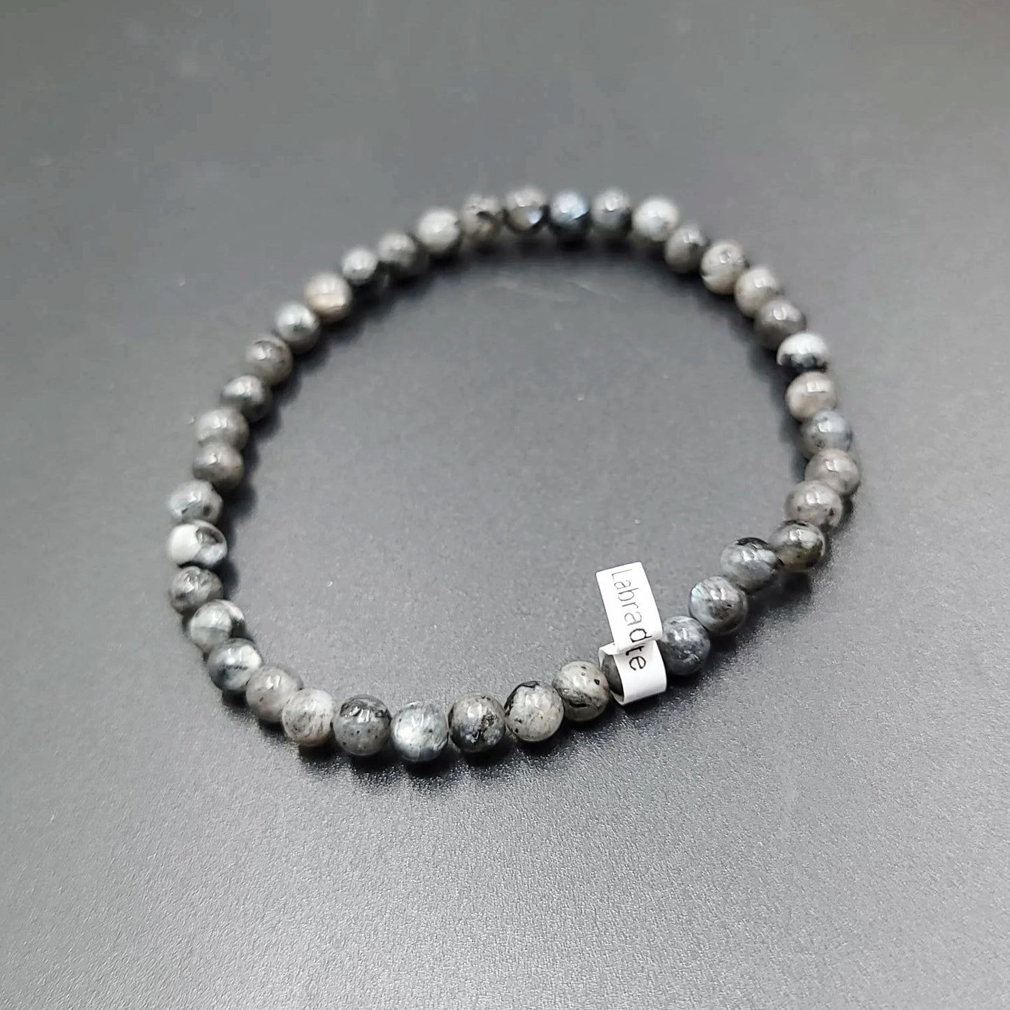 Labradorite Bead Bracelet 4mm