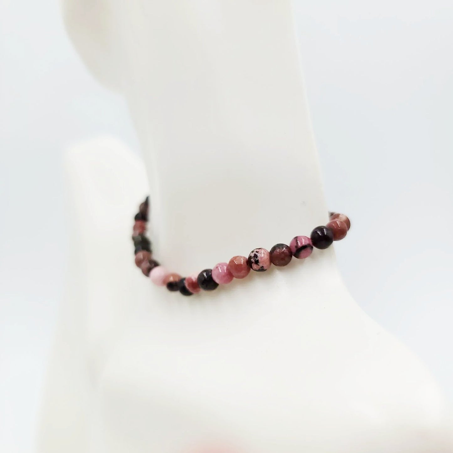 Rhodonite Bracelet 4mm Bead Bracelet