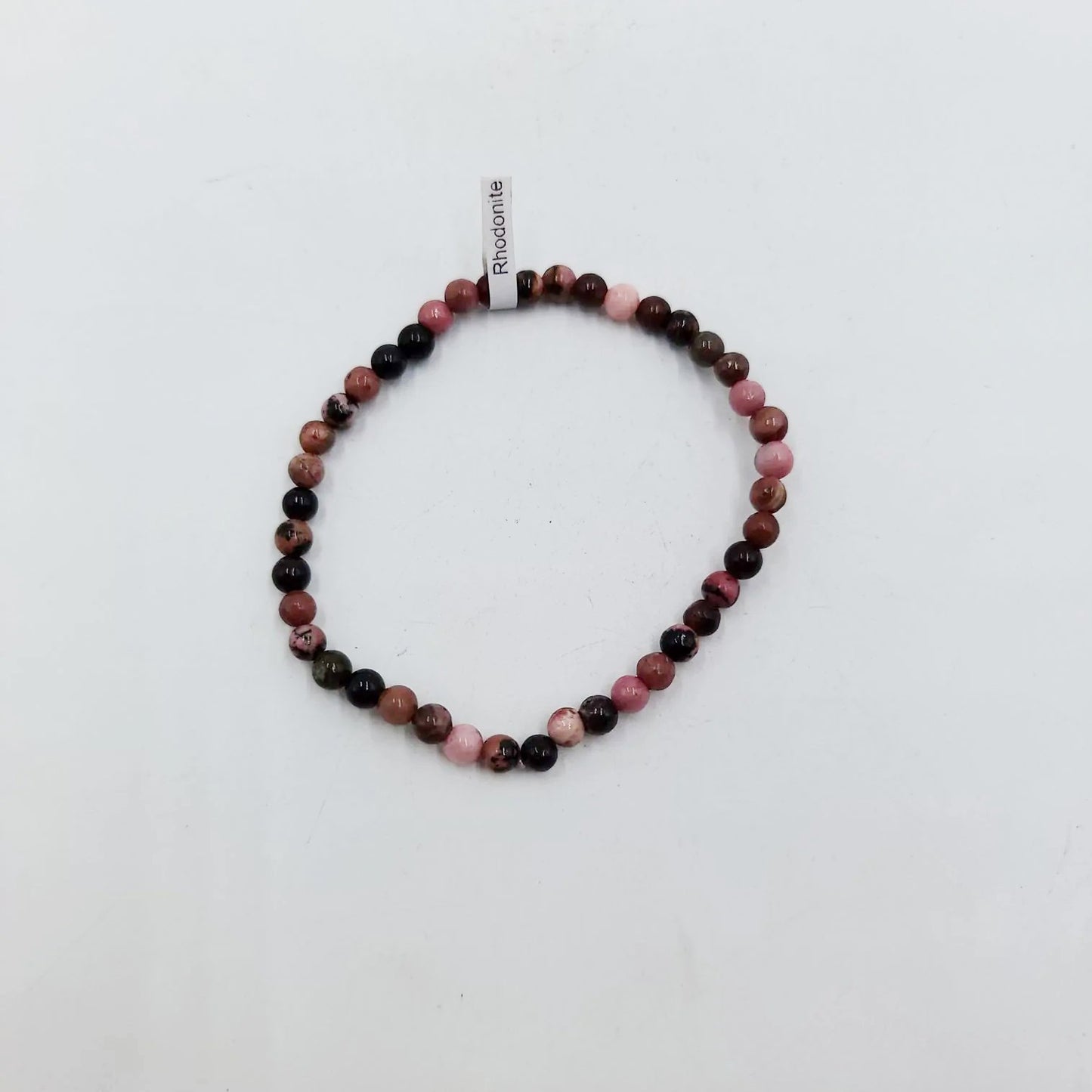 Rhodonite Bracelet 4mm Bead Bracelet
