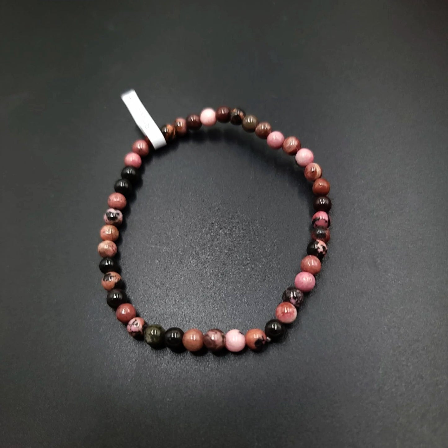 Rhodonite Bracelet 4mm Bead Bracelet