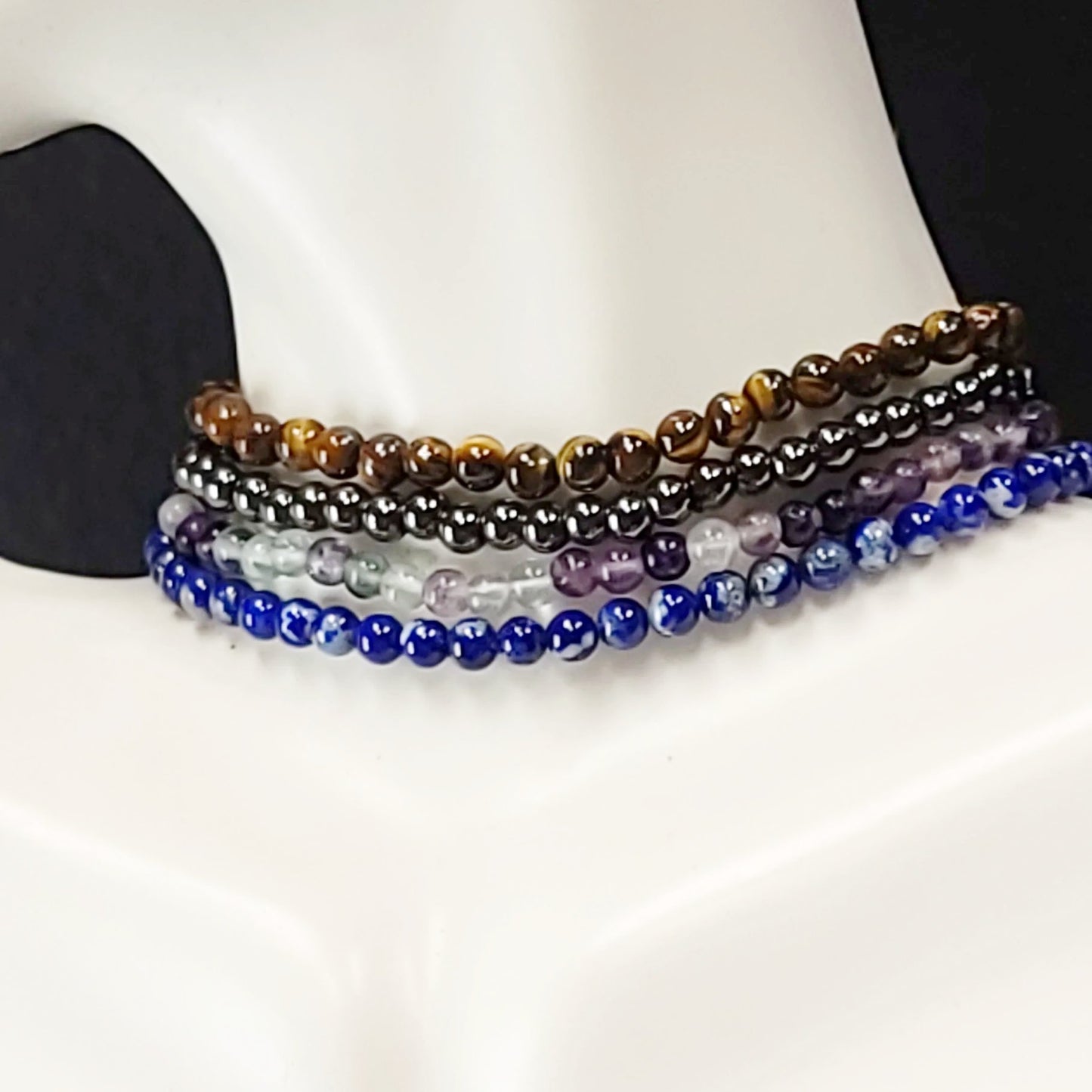 Worry About Yourself! - Focus Bracelet Set 4mm Bead Bracelet - Elevated Metaphysical
