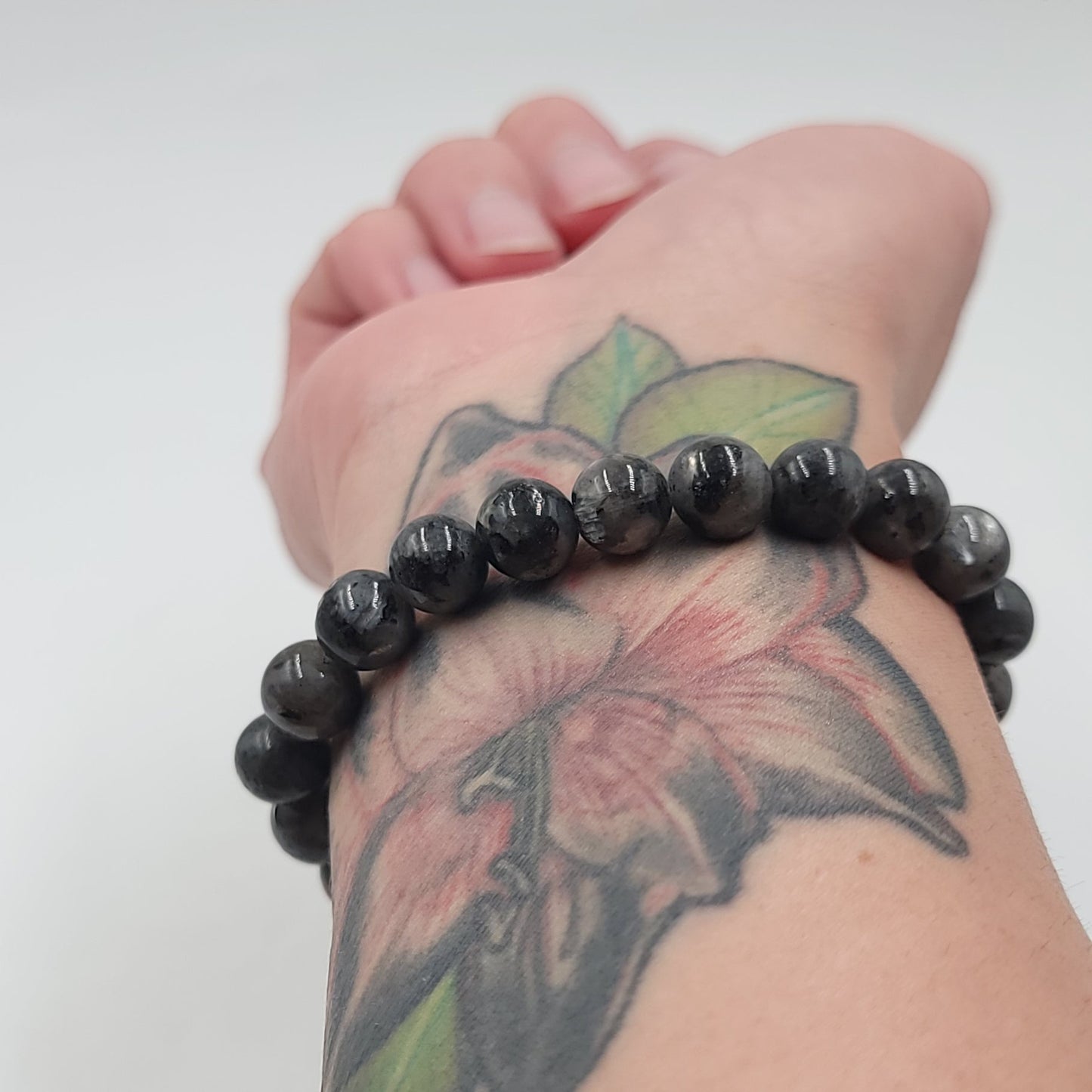 Labradorite Bead Bracelet 8mm