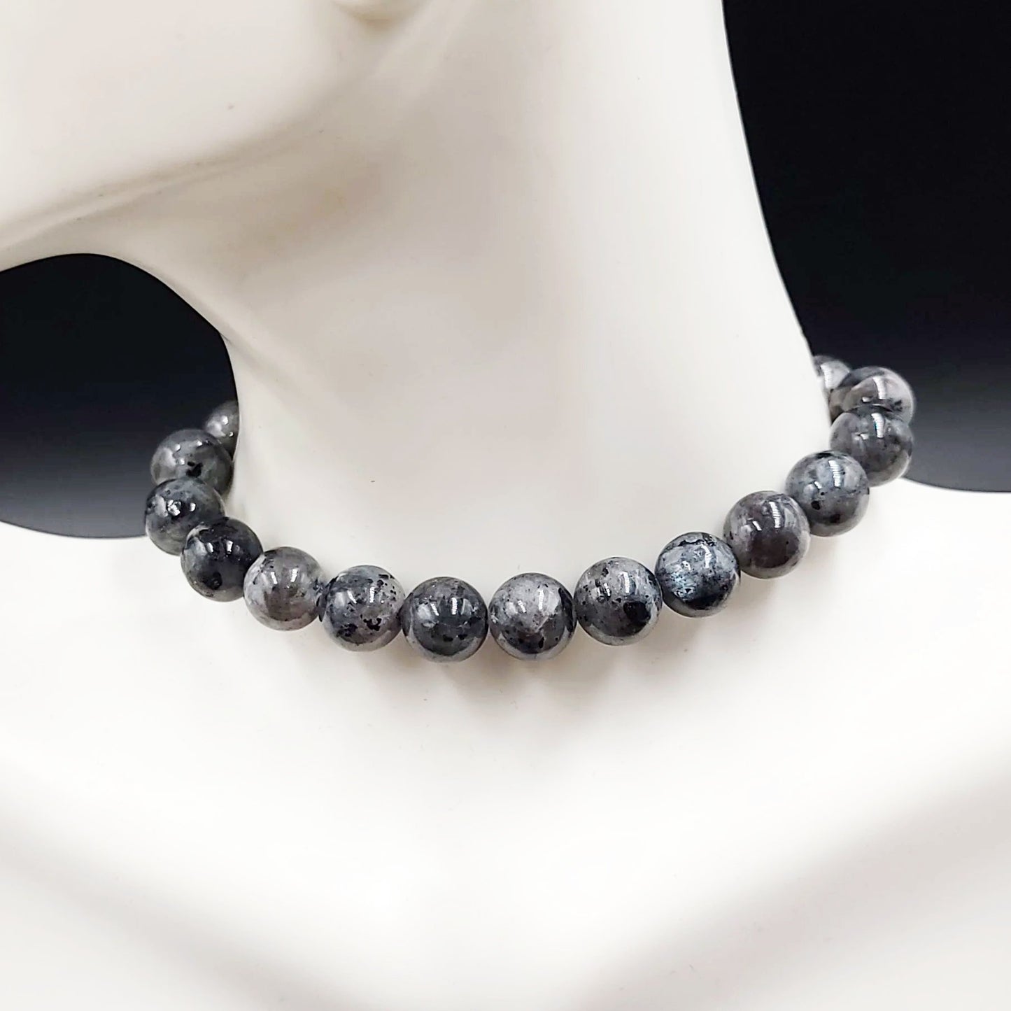 Labradorite Bead Bracelet 8mm