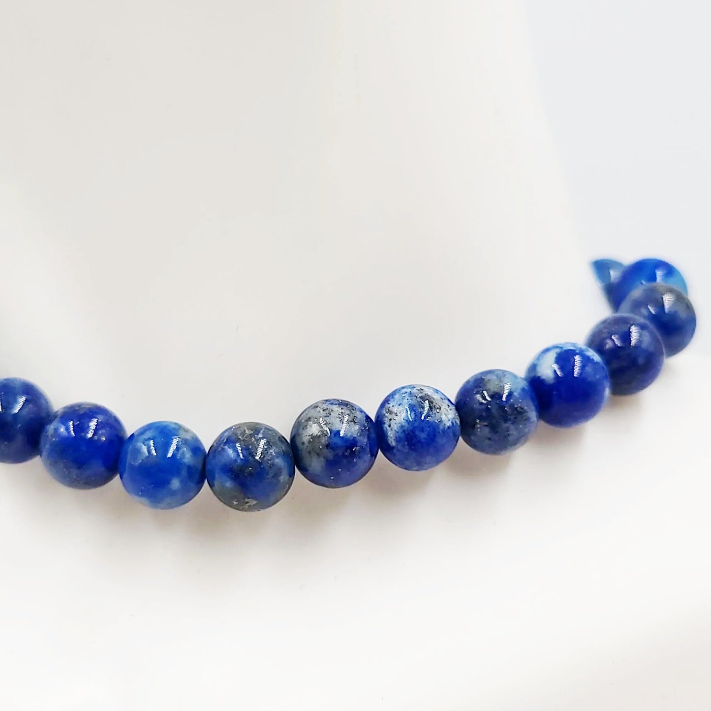 Lapis Lazuli Bead Bracelet 8mm
