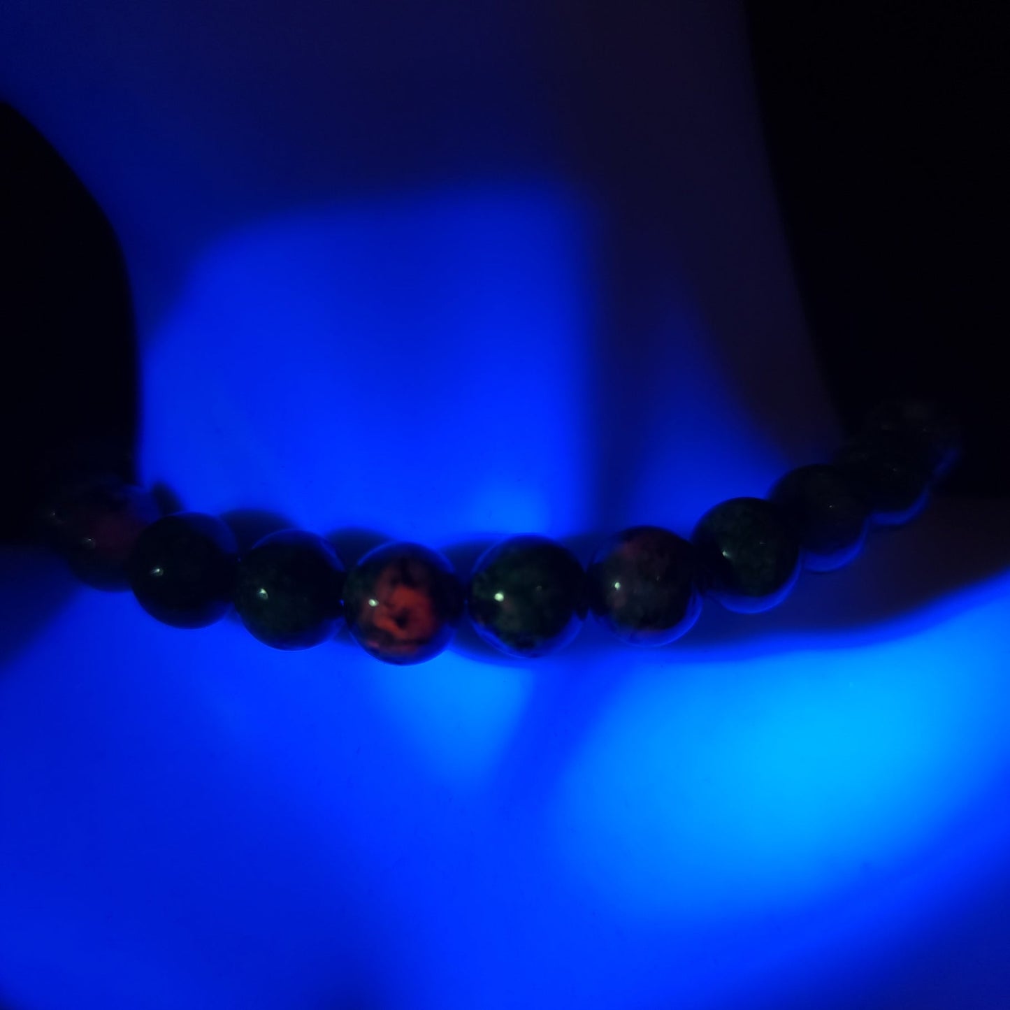Ruby Zoisite Bead Bracelet 8mm