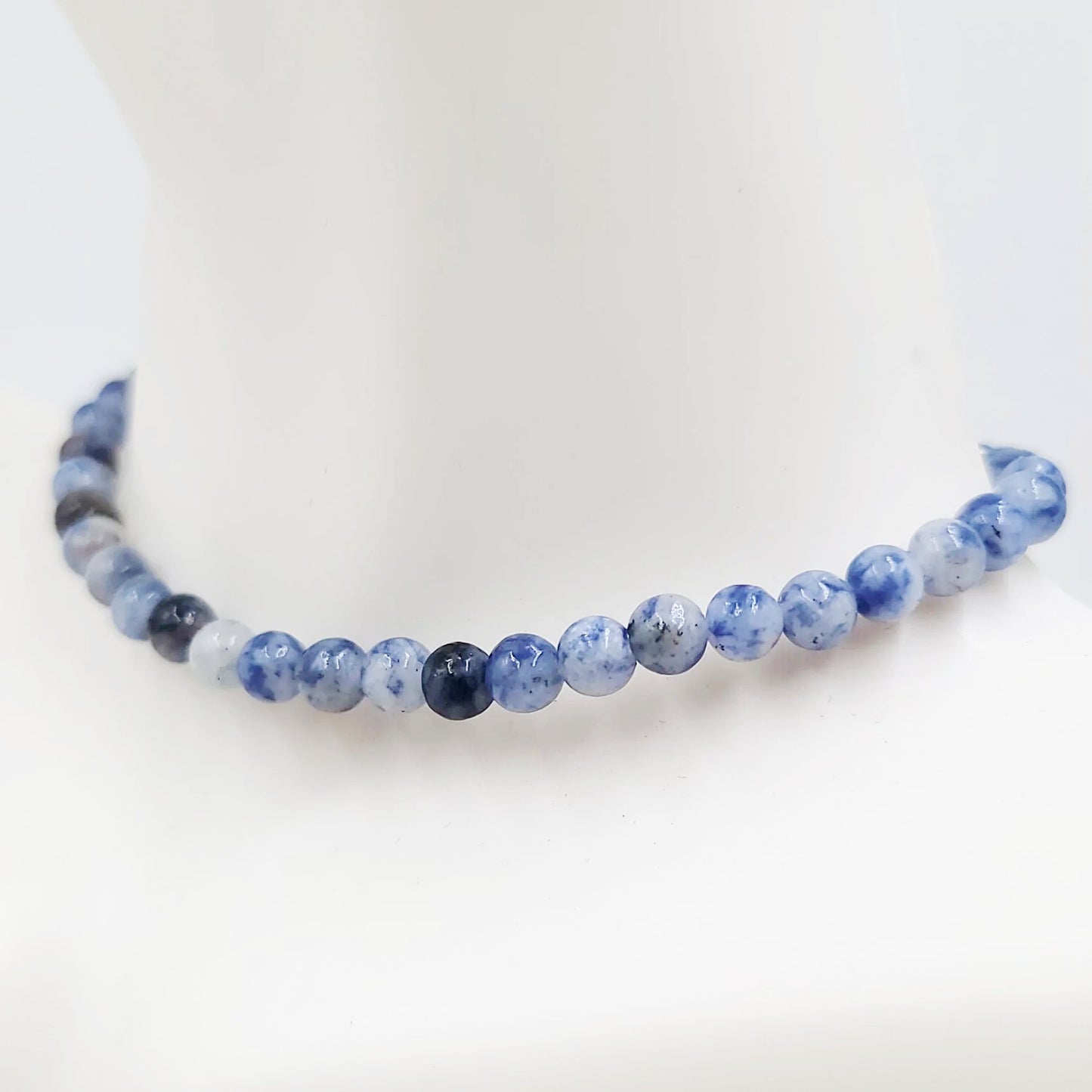 Sodalite Bead Bracelet 4mm