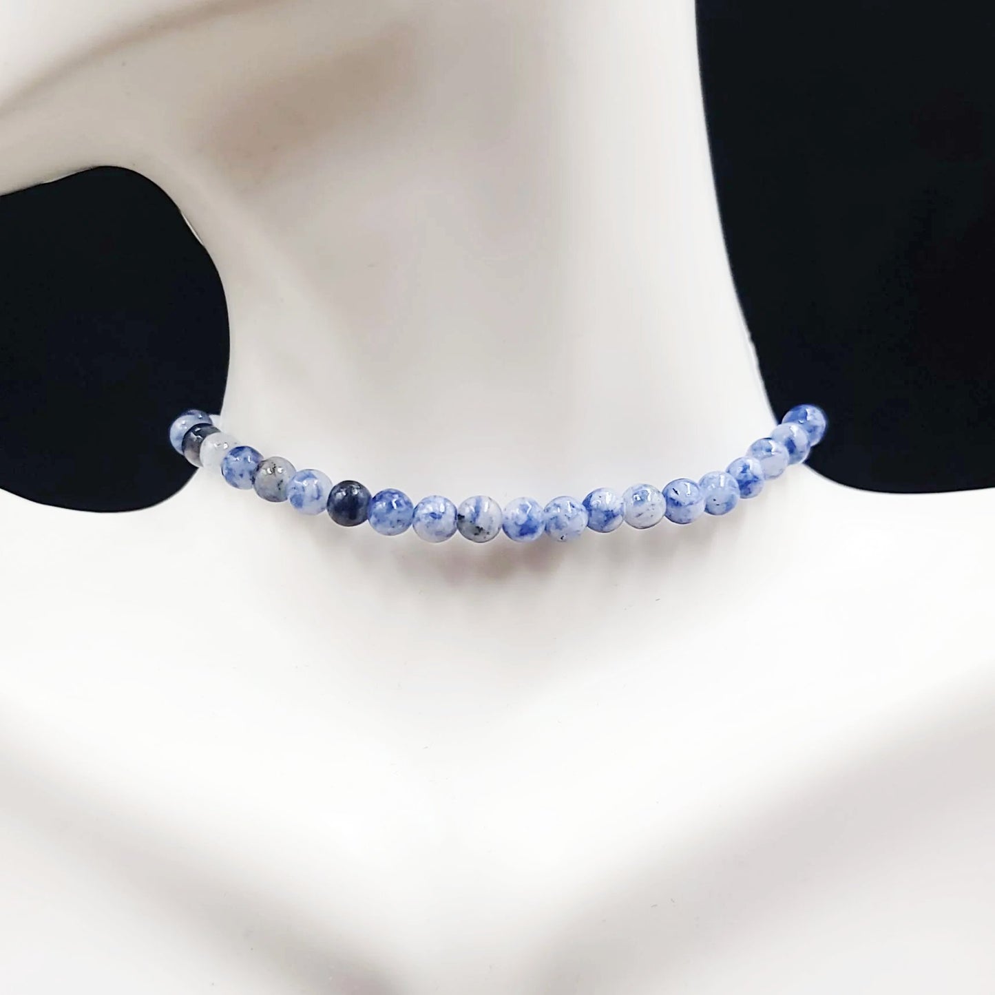 Sodalite Bead Bracelet 4mm