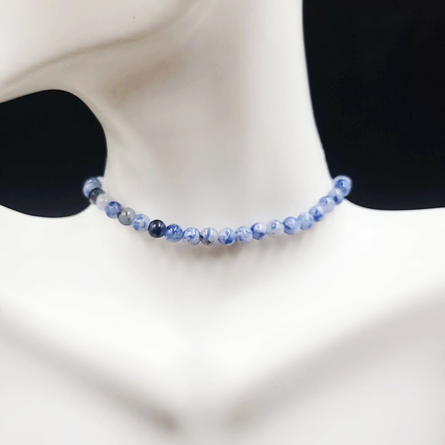 Sodalite Bead Bracelet 4mm