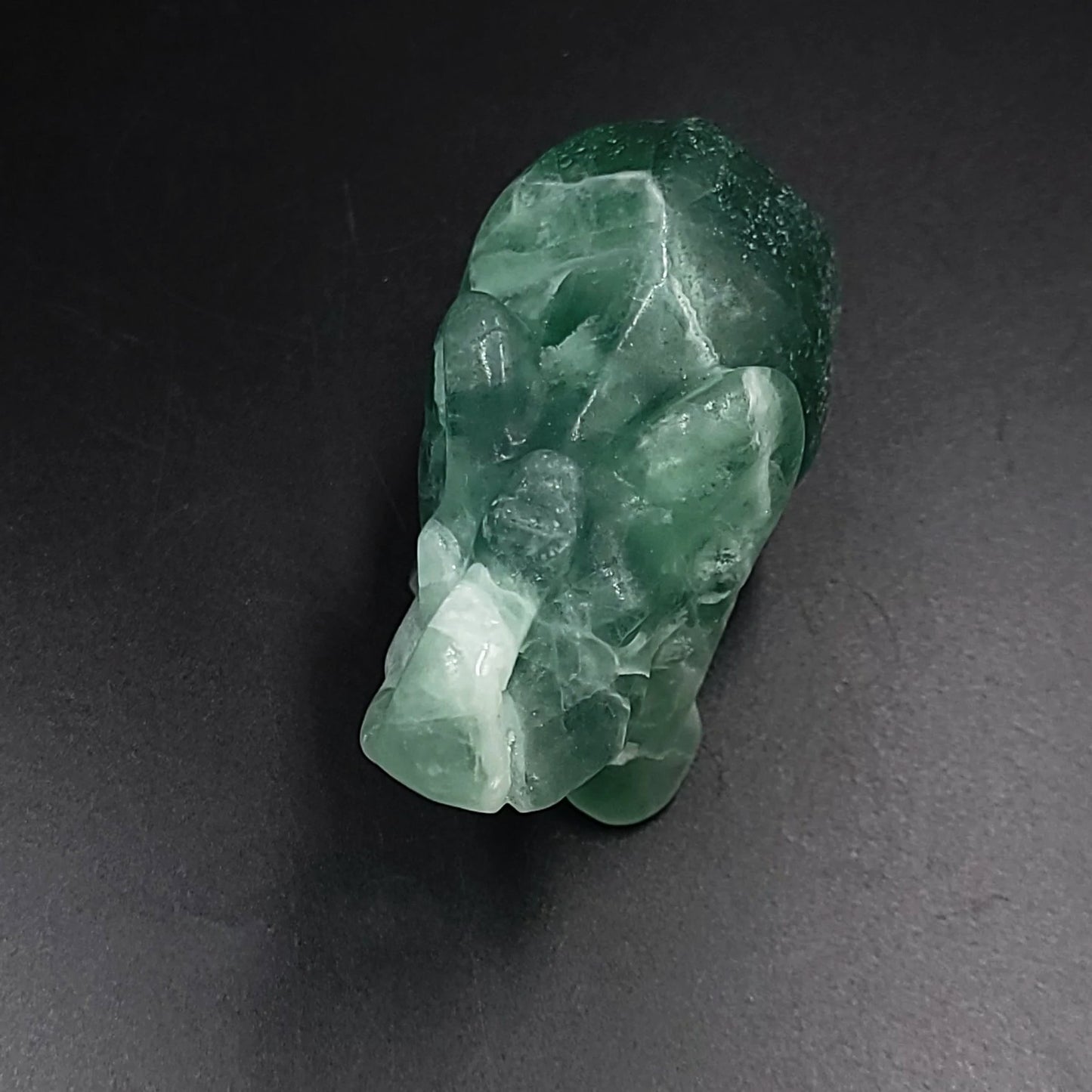 Green Fluorite Elephant Figurine 3" 77mm