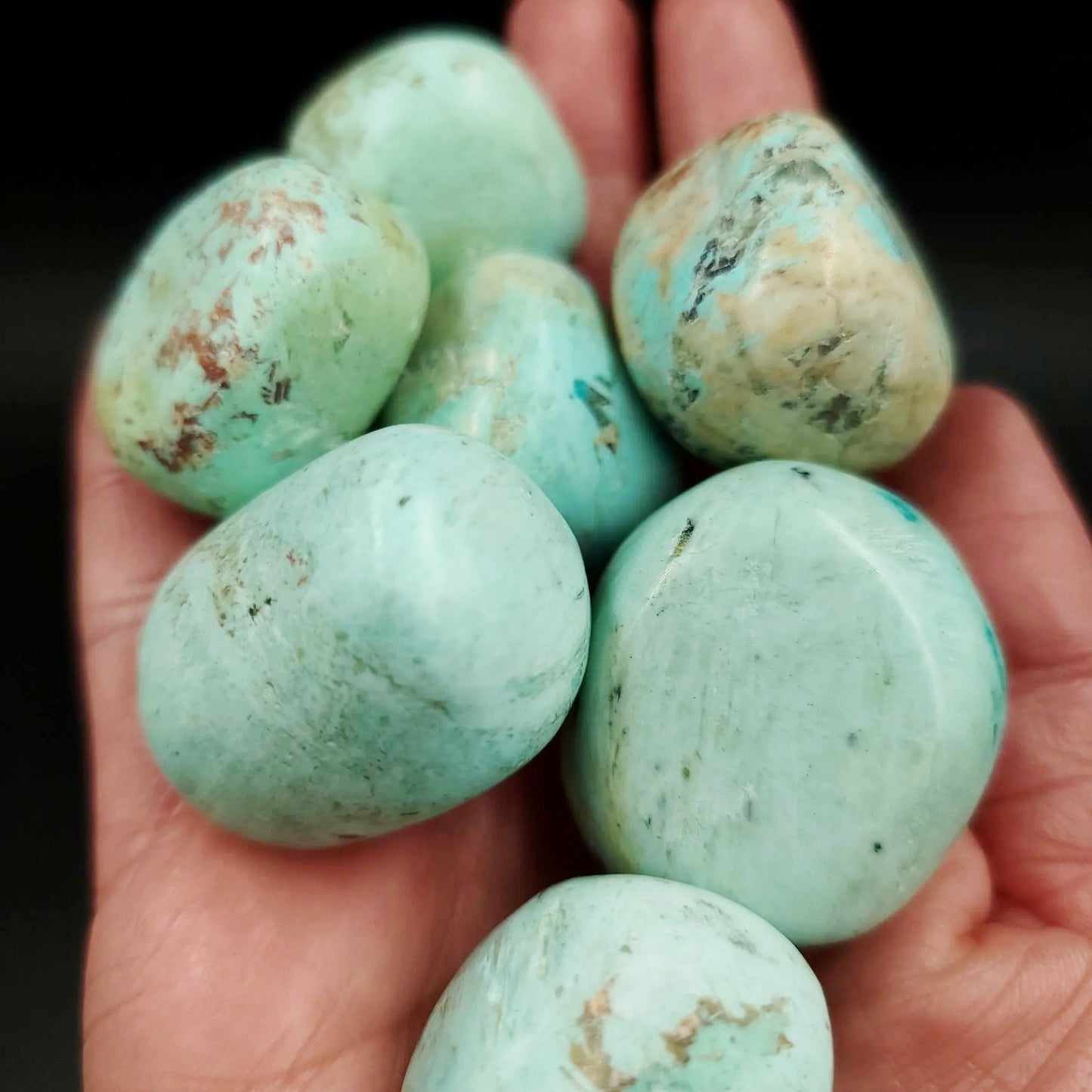 Turquoise Tumbled Stone HQ "Large" - Elevated Metaphysical