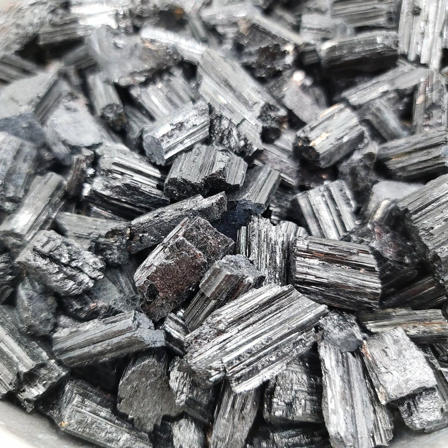 Black Tourmaline Rough Stone High Quality "Small" - Elevated Metaphysical