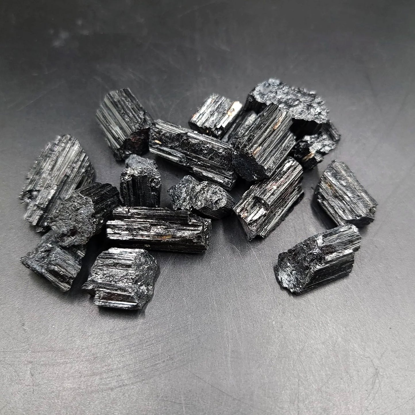 Black Tourmaline Rough Stone High Quality "Small" - Elevated Metaphysical