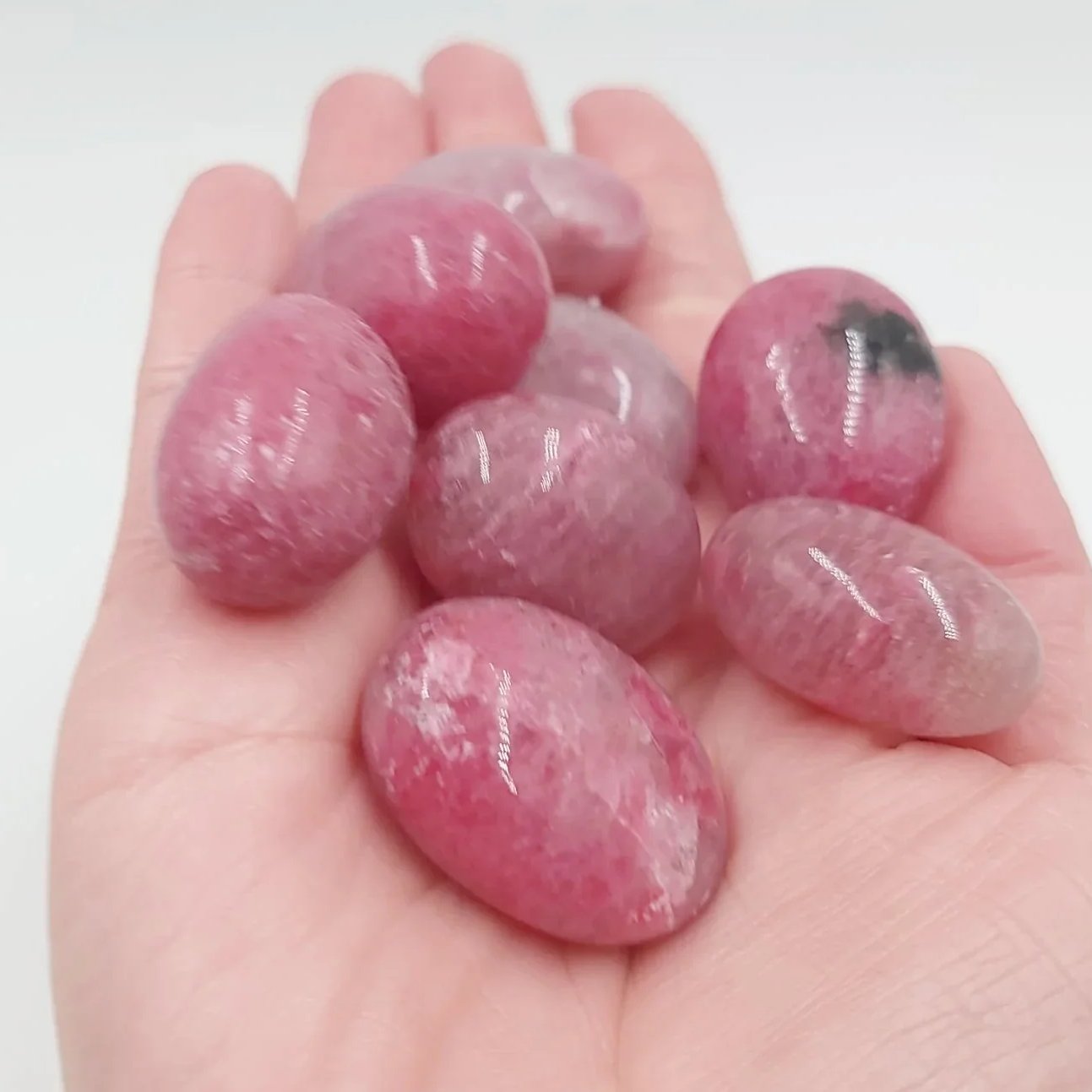 Rhodonite Tumbled Stone High Quality - Elevated Metaphysical
