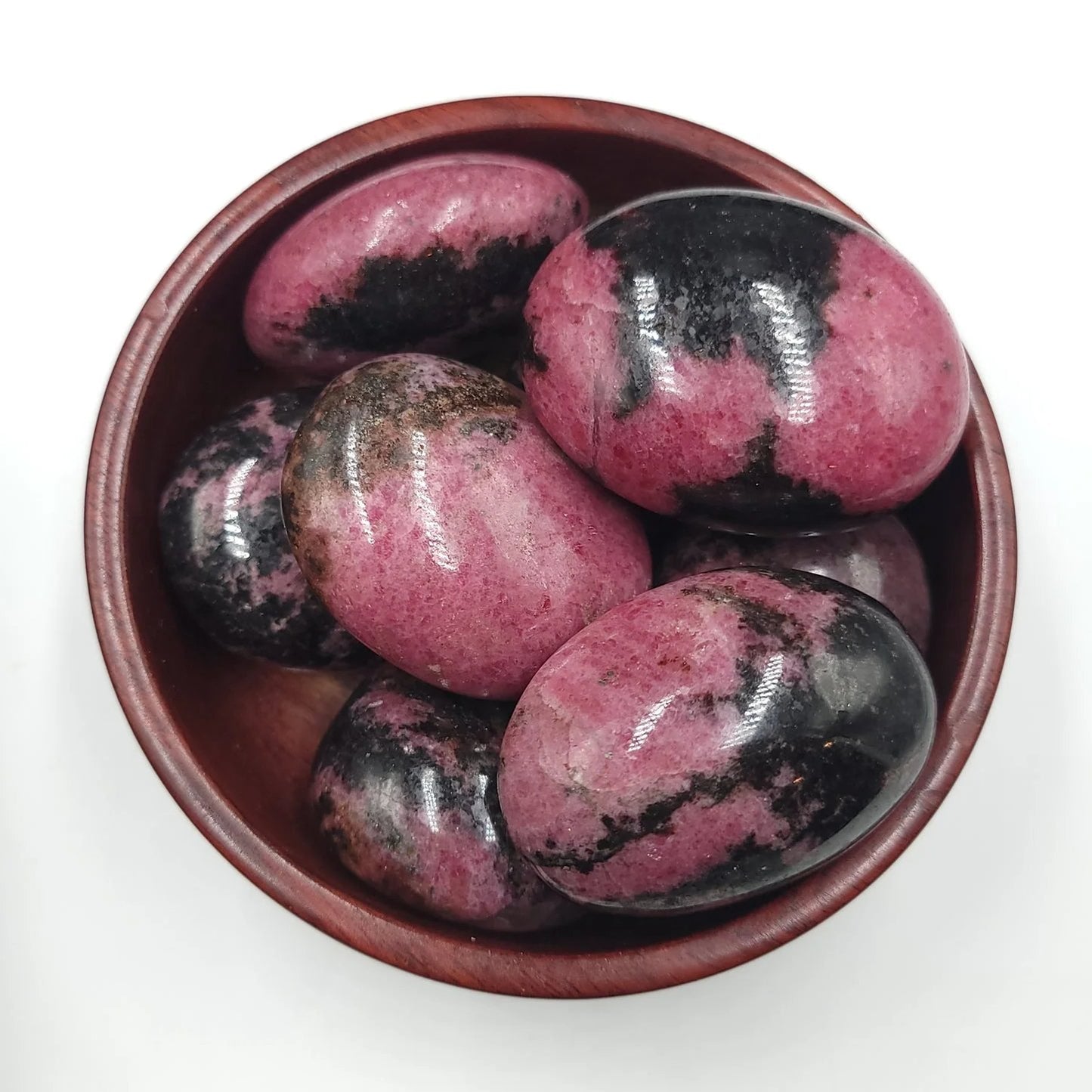 Rhodonite Palm Stone Gallet
