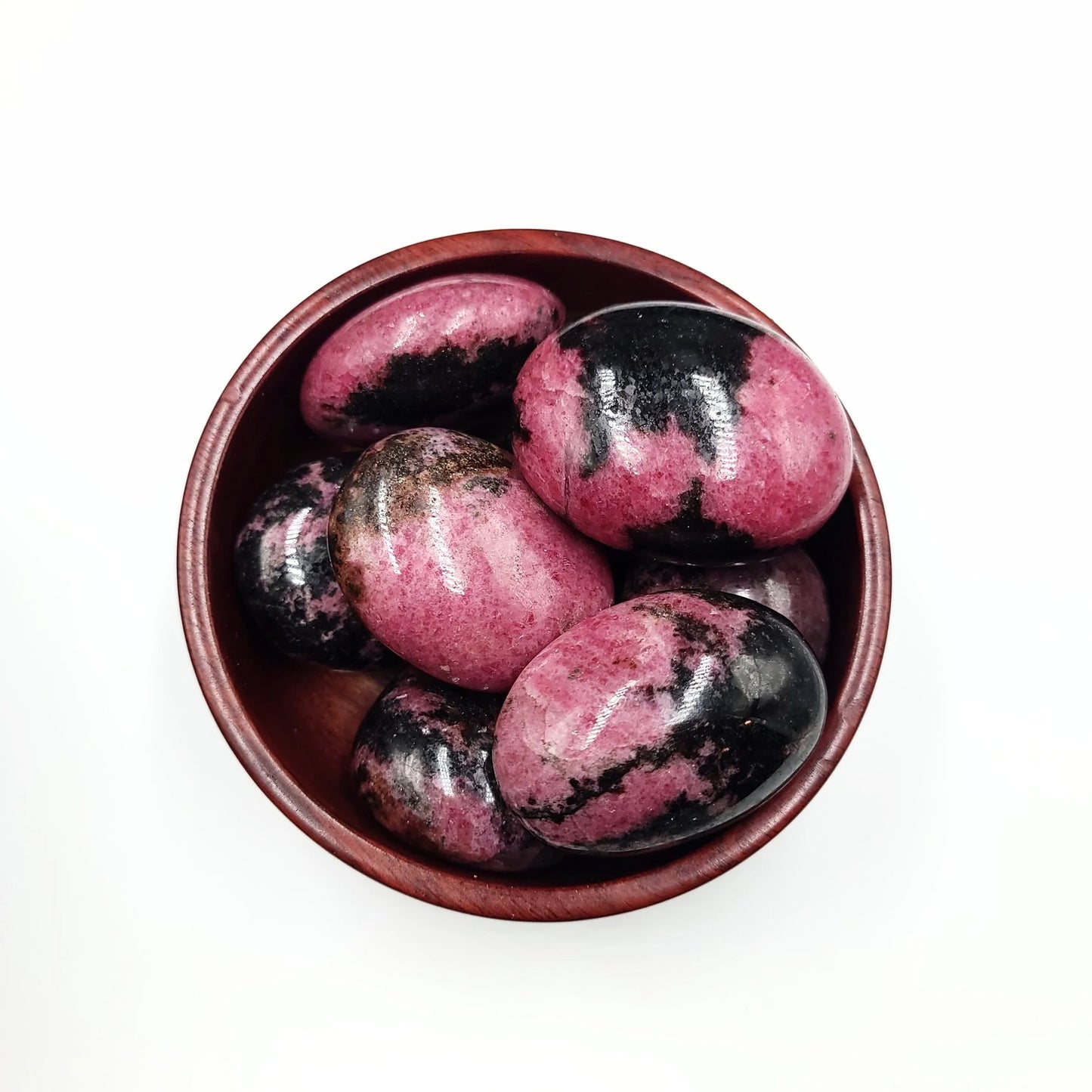 Rhodonite Palm Stone Gallet