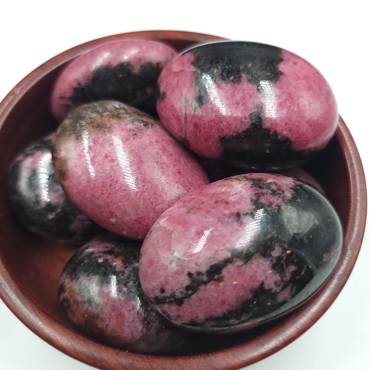 Rhodonite Palm Stone Gallet