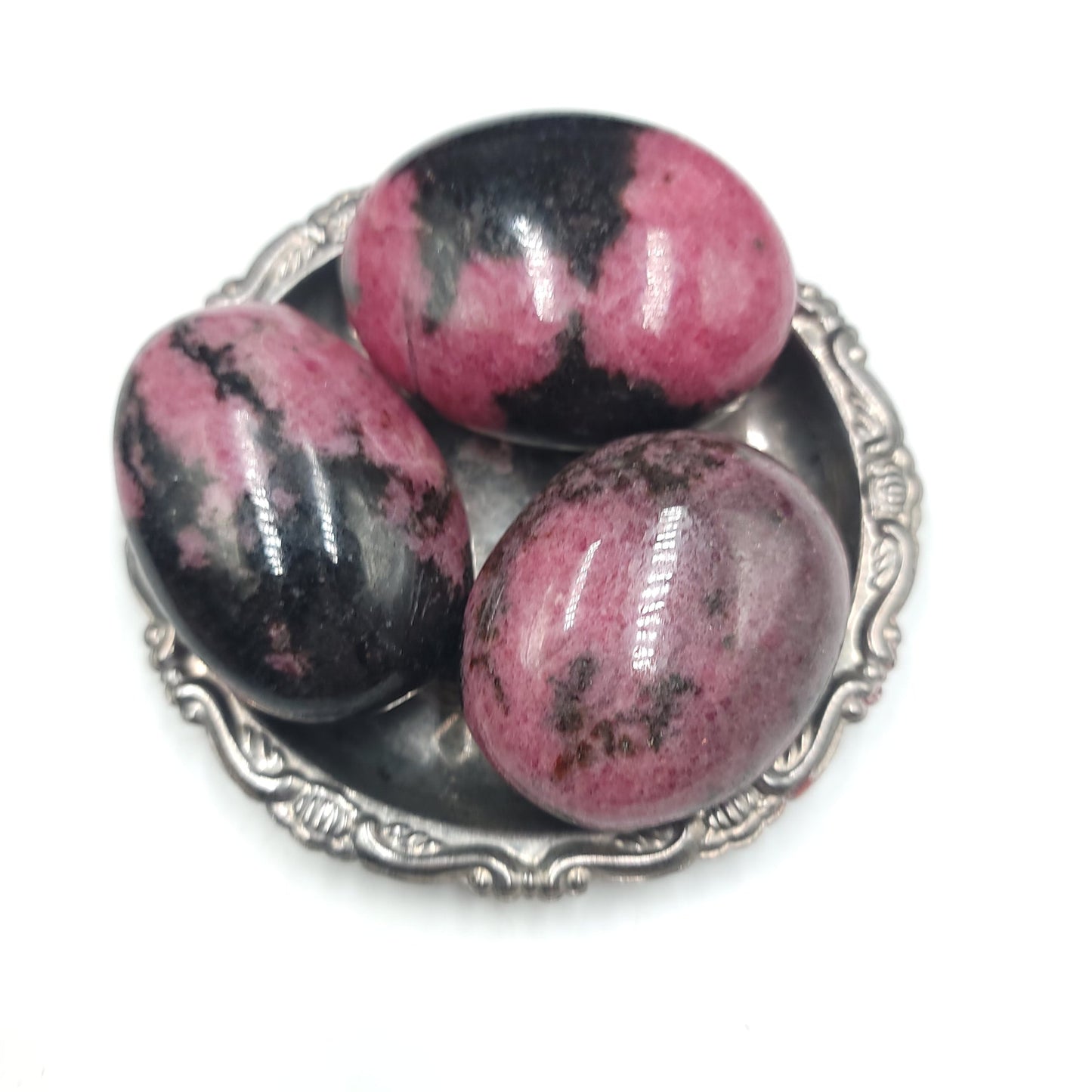 Rhodonite Palm Stone Gallet