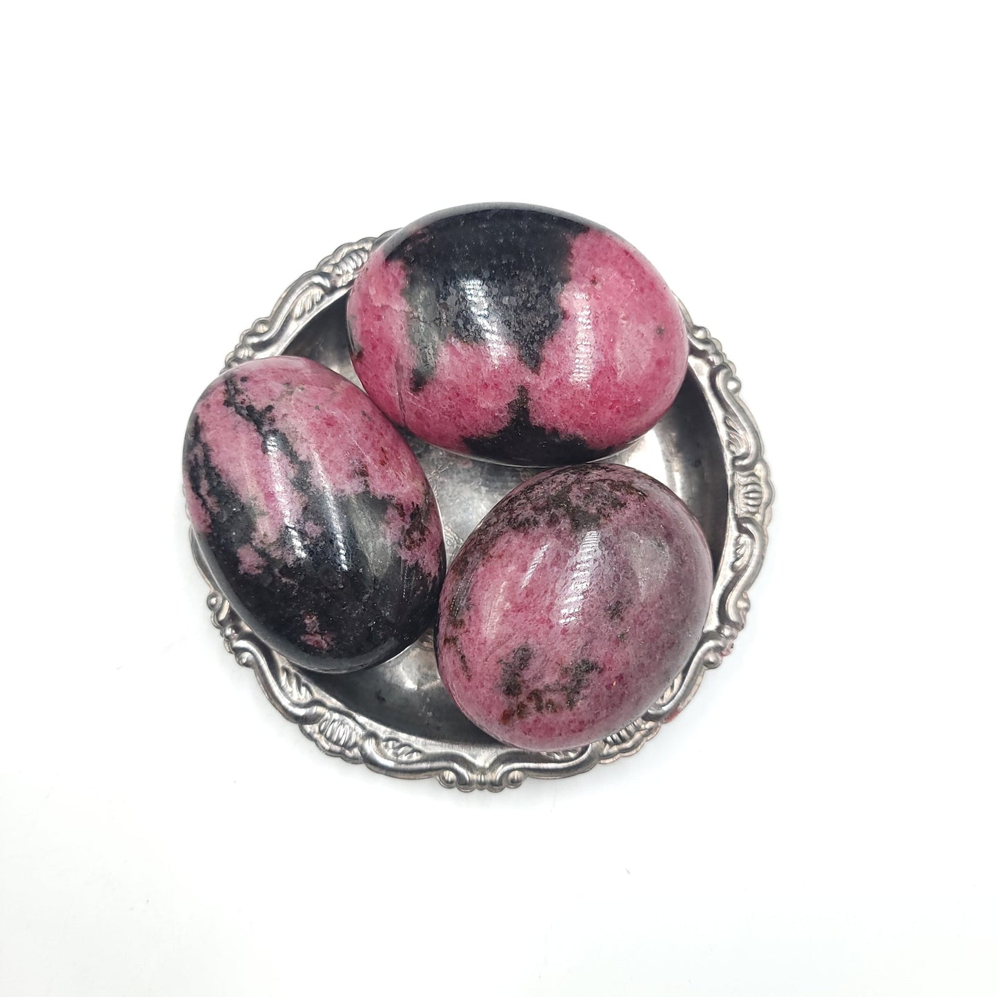 Rhodonite Palm Stone Gallet