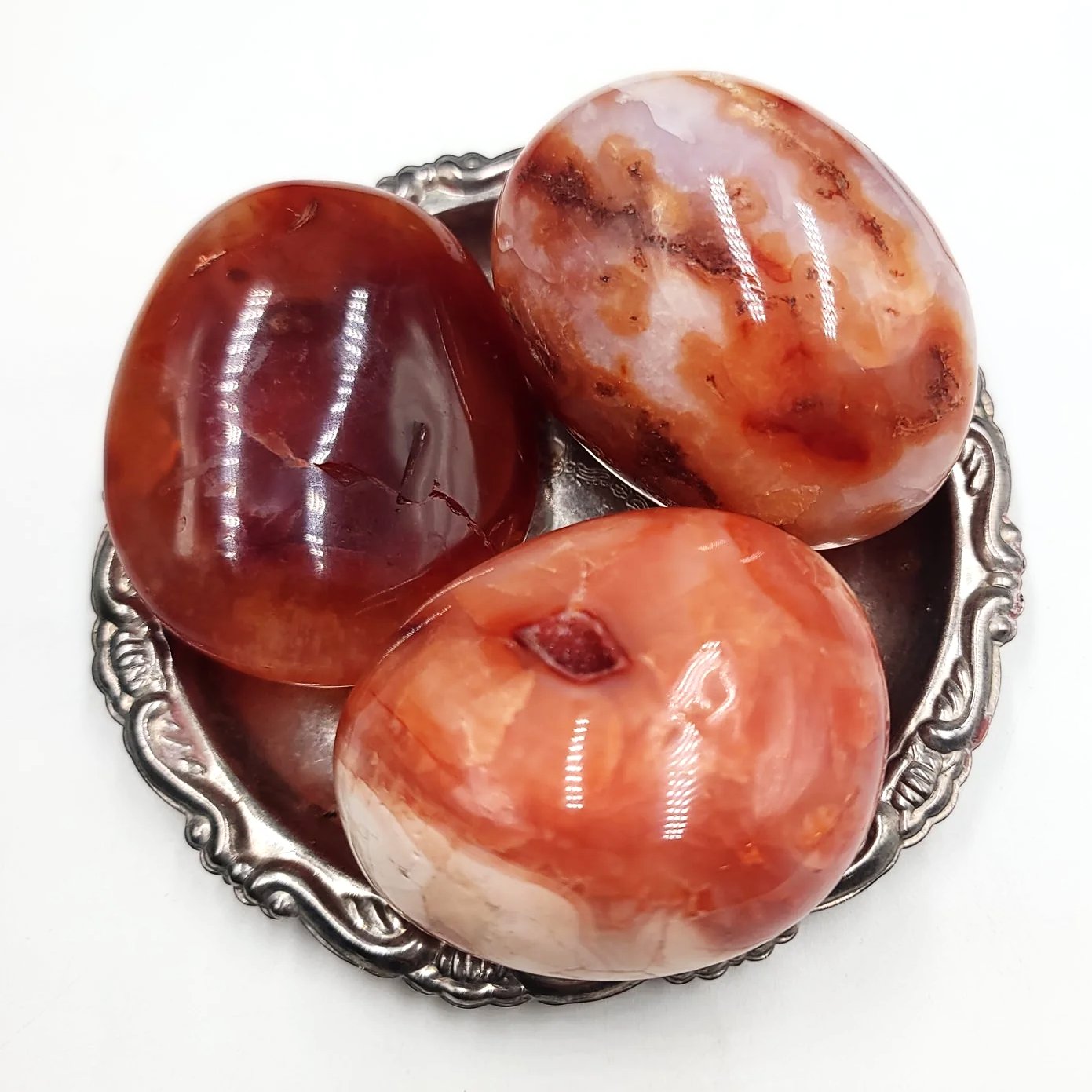 Carnelian Palm Stone Gallet - Elevated Metaphysical