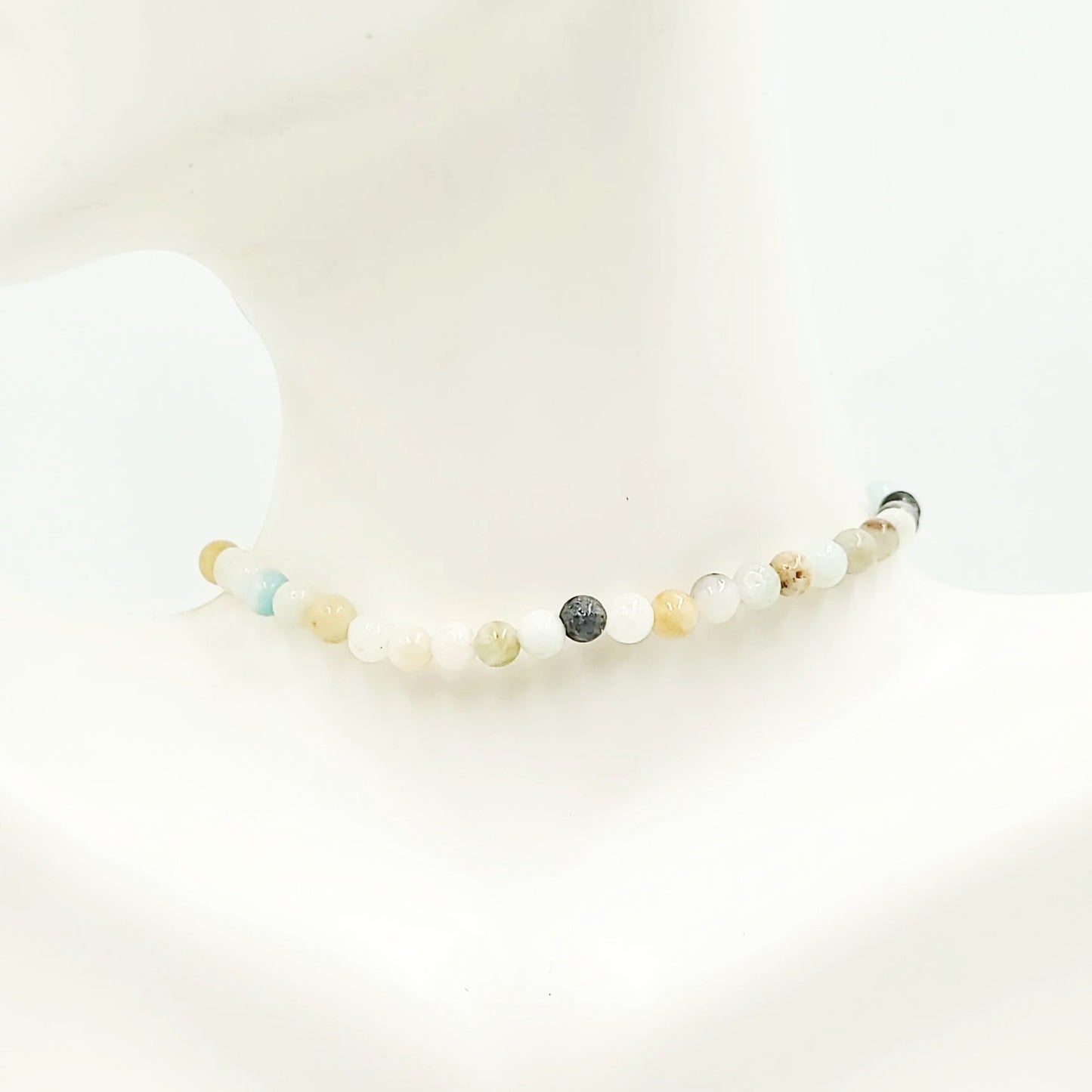 Amazonite Bracelet 4mm Bead Bracelet - Elevated Metaphysical