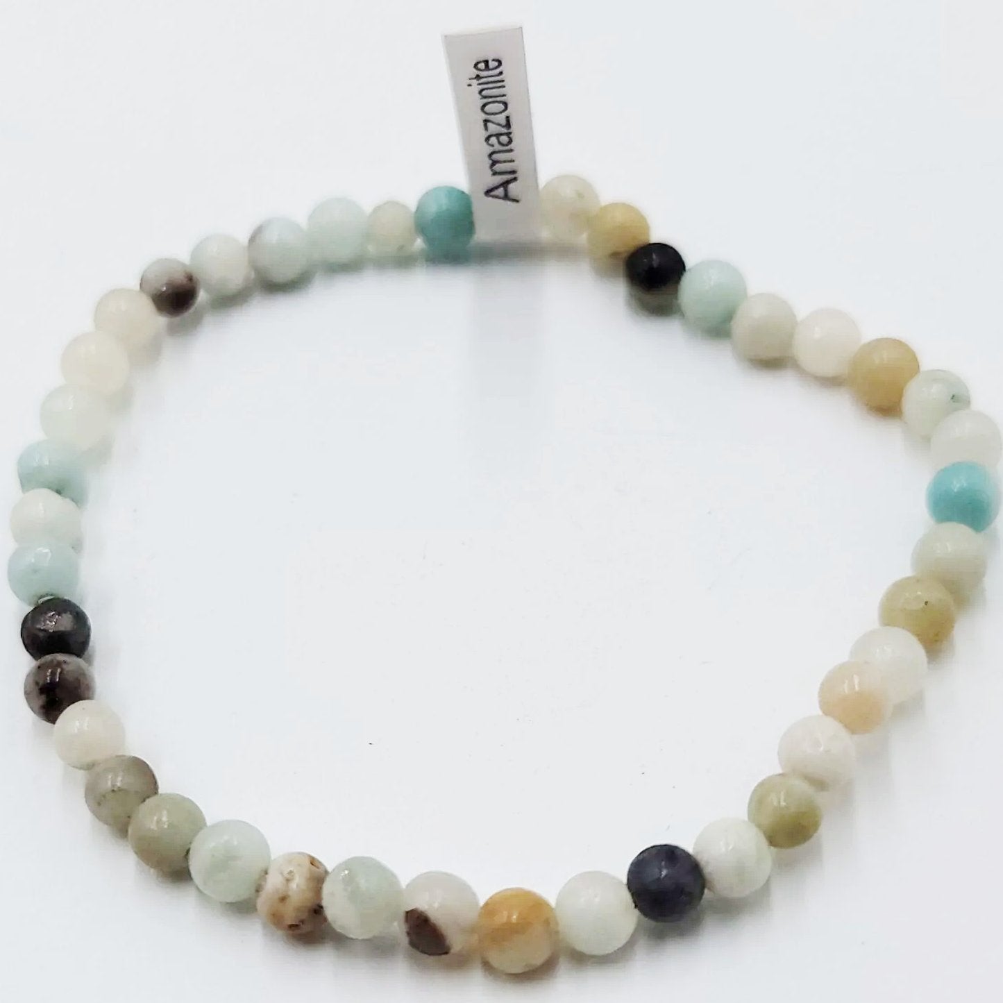 Amazonite Bracelet 4mm Bead Bracelet - Elevated Metaphysical