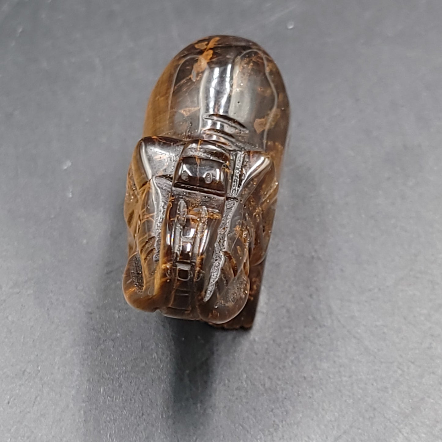 Tiger Eye Elephant Figurine 2" 50mm