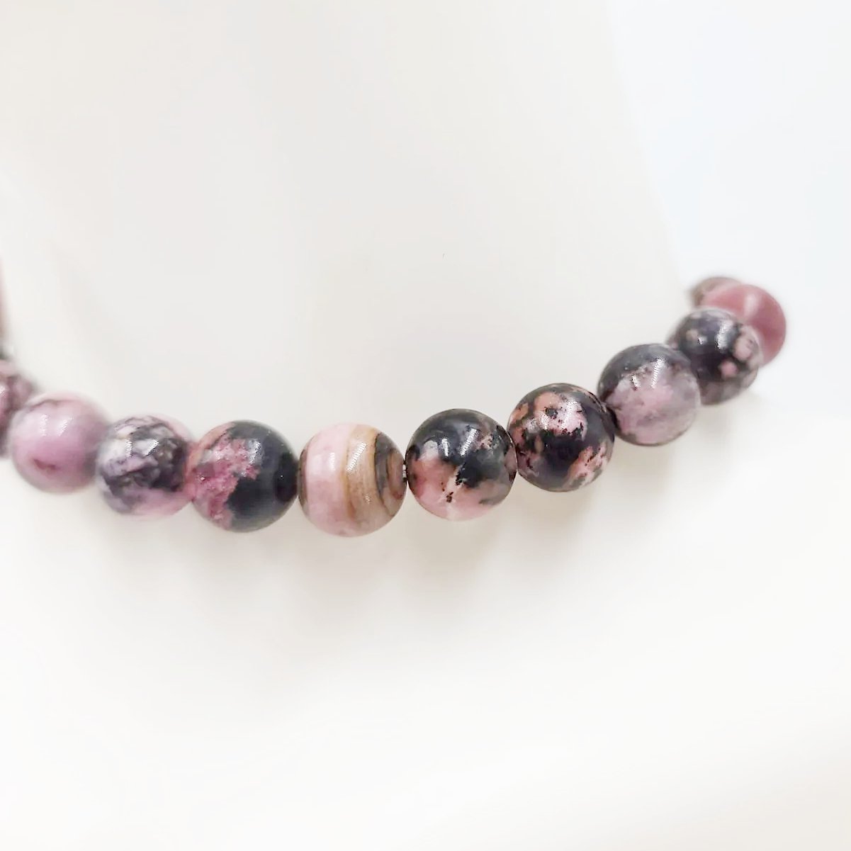 Rhodonite Bracelet 8mm Bead Bracelet - Elevated Metaphysical