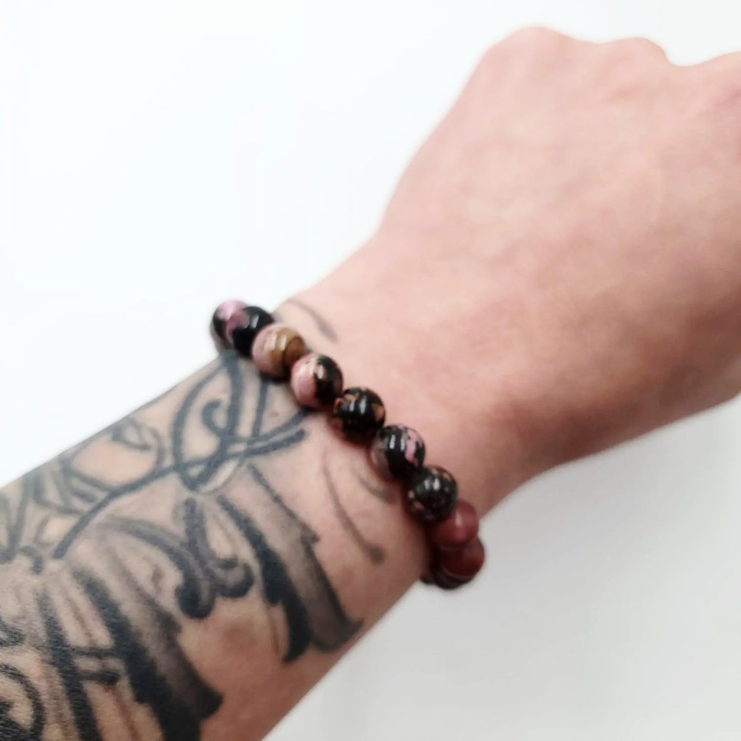 Rhodonite Bracelet 8mm Bead Bracelet - Elevated Metaphysical