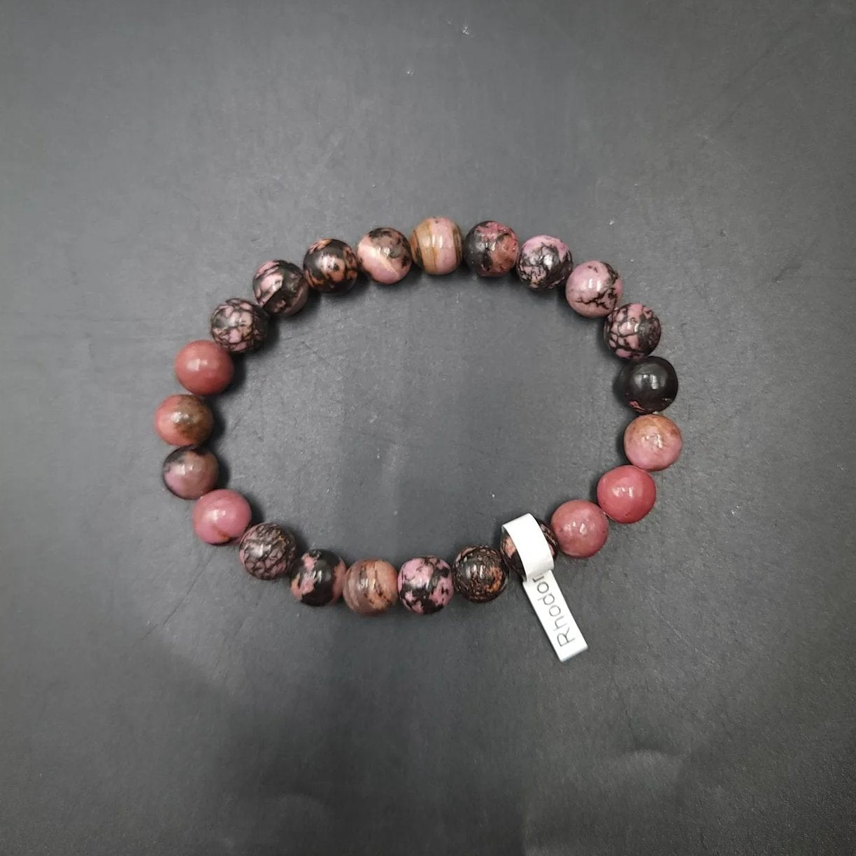 Rhodonite Bracelet 8mm Bead Bracelet - Elevated Metaphysical