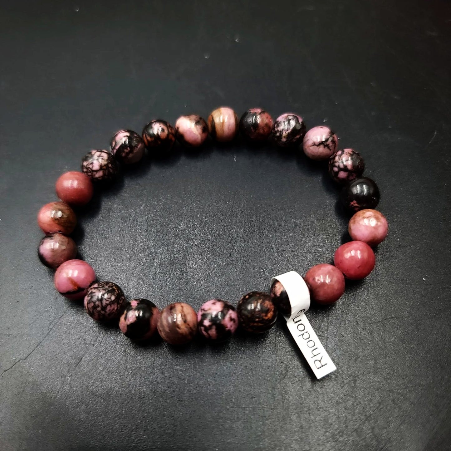 Rhodonite Bracelet 8mm Bead Bracelet - Elevated Metaphysical