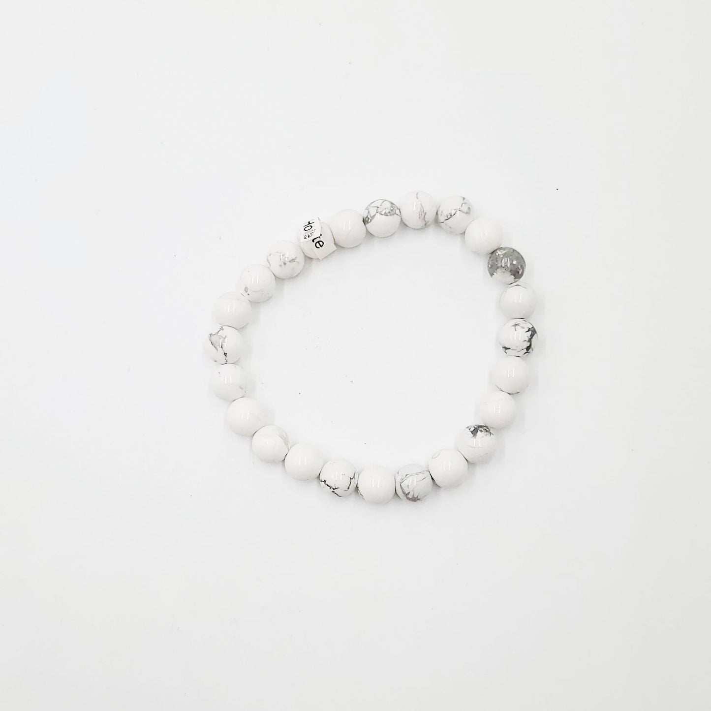 Howlite Bracelet 8mm Bead Bracelet - Elevated Metaphysical