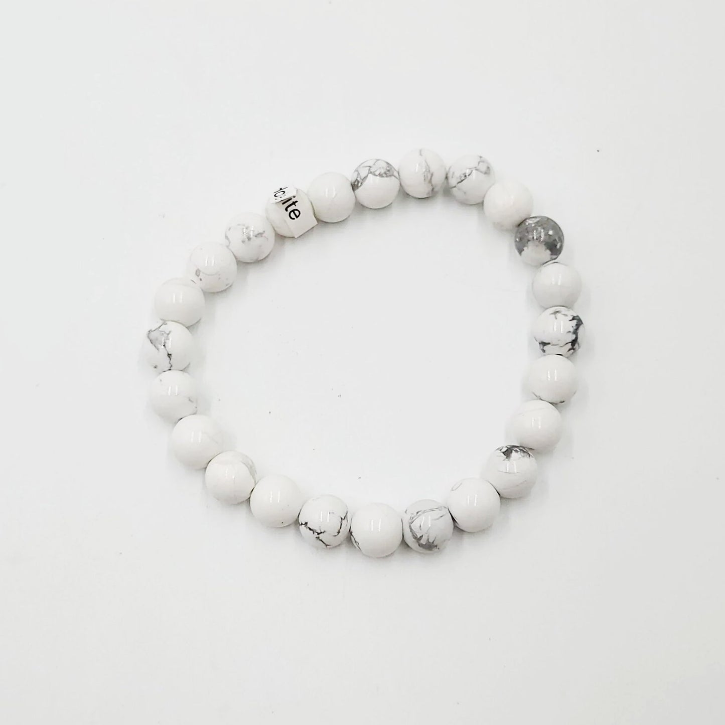 Howlite Bracelet 8mm Bead Bracelet - Elevated Metaphysical