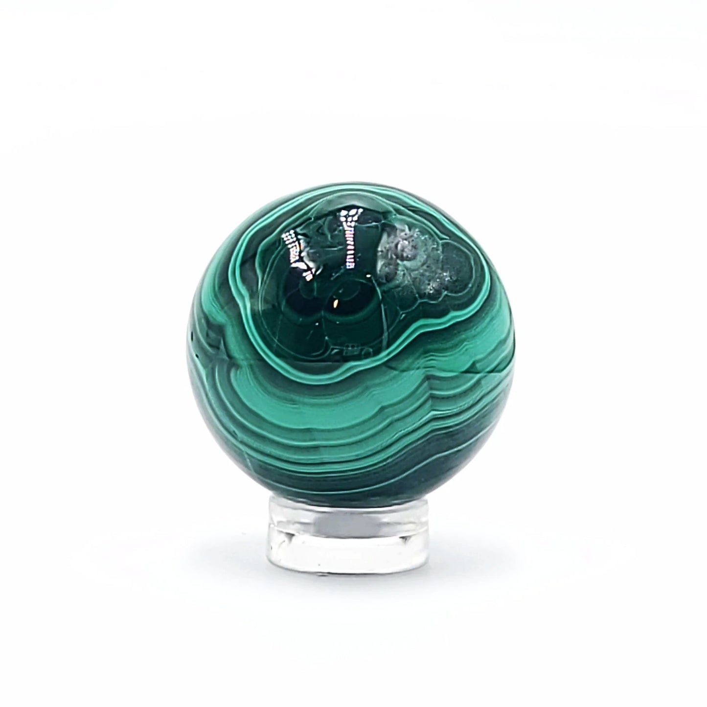 Malachite Sphere 32mm 68g - Elevated Metaphysical