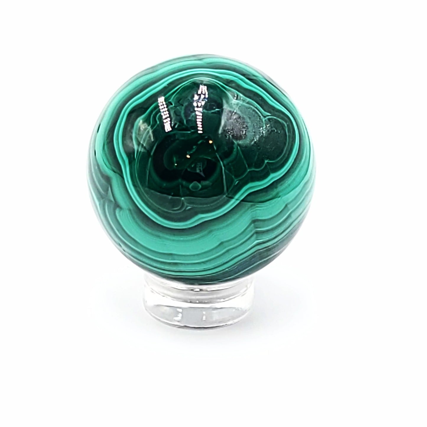 Malachite Sphere 32mm 68g - Elevated Metaphysical