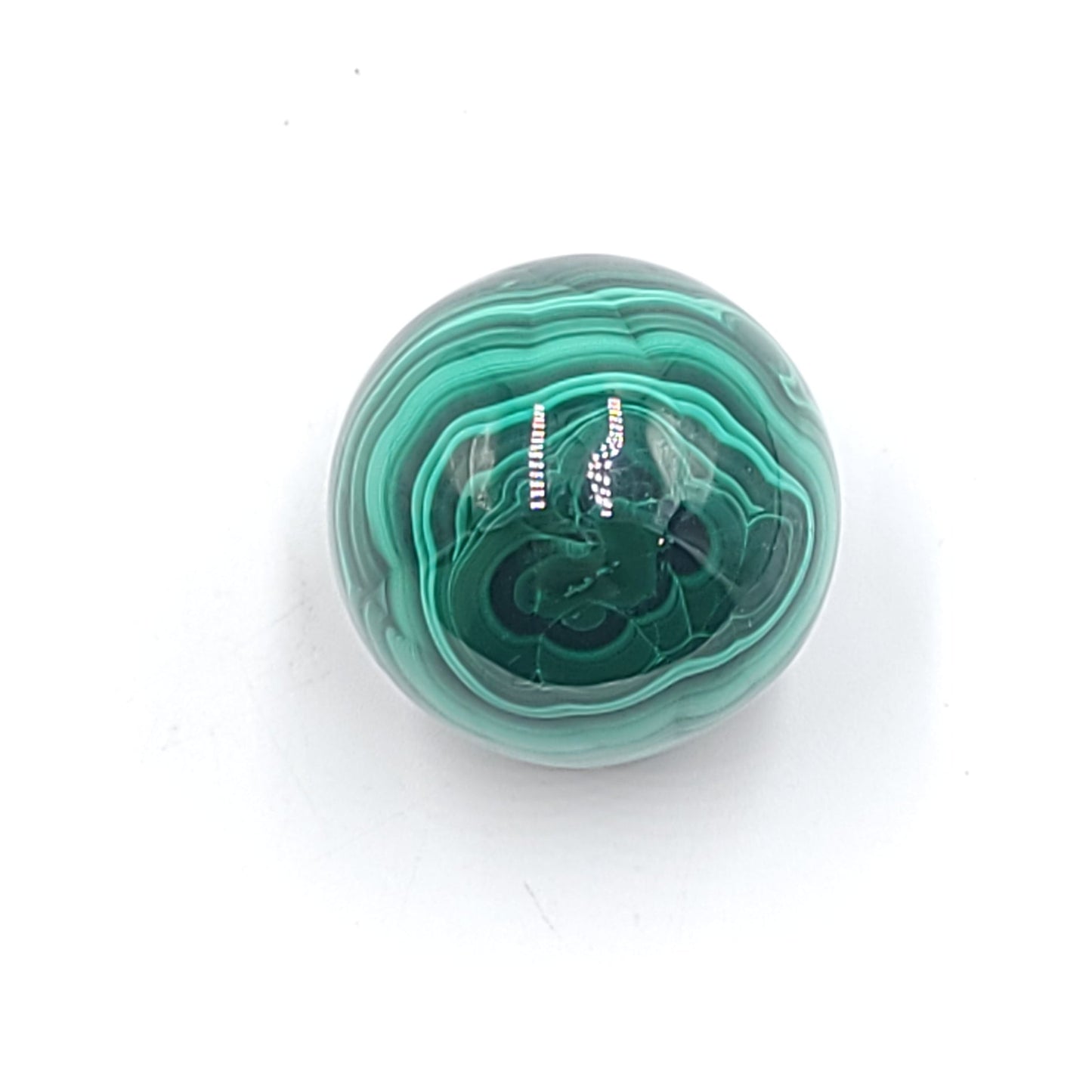 Malachite Sphere 32mm 68g - Elevated Metaphysical