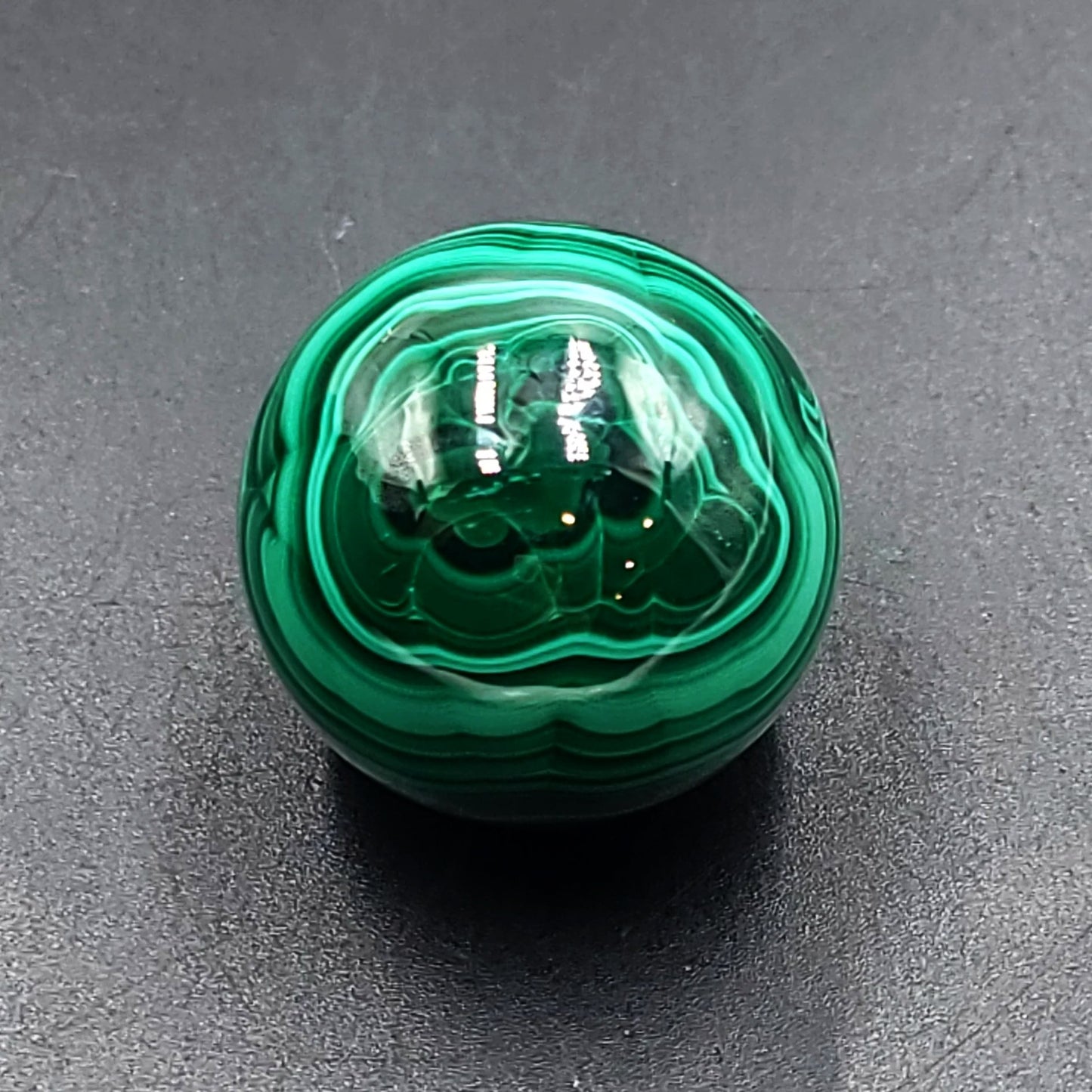 Malachite Sphere 32mm 68g - Elevated Metaphysical