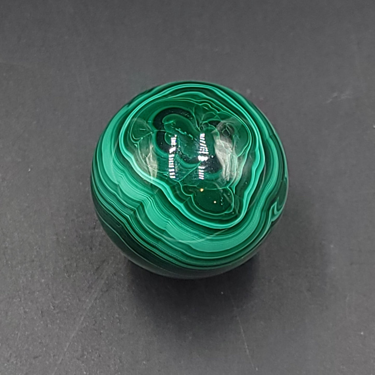 Malachite Sphere 32mm 68g - Elevated Metaphysical