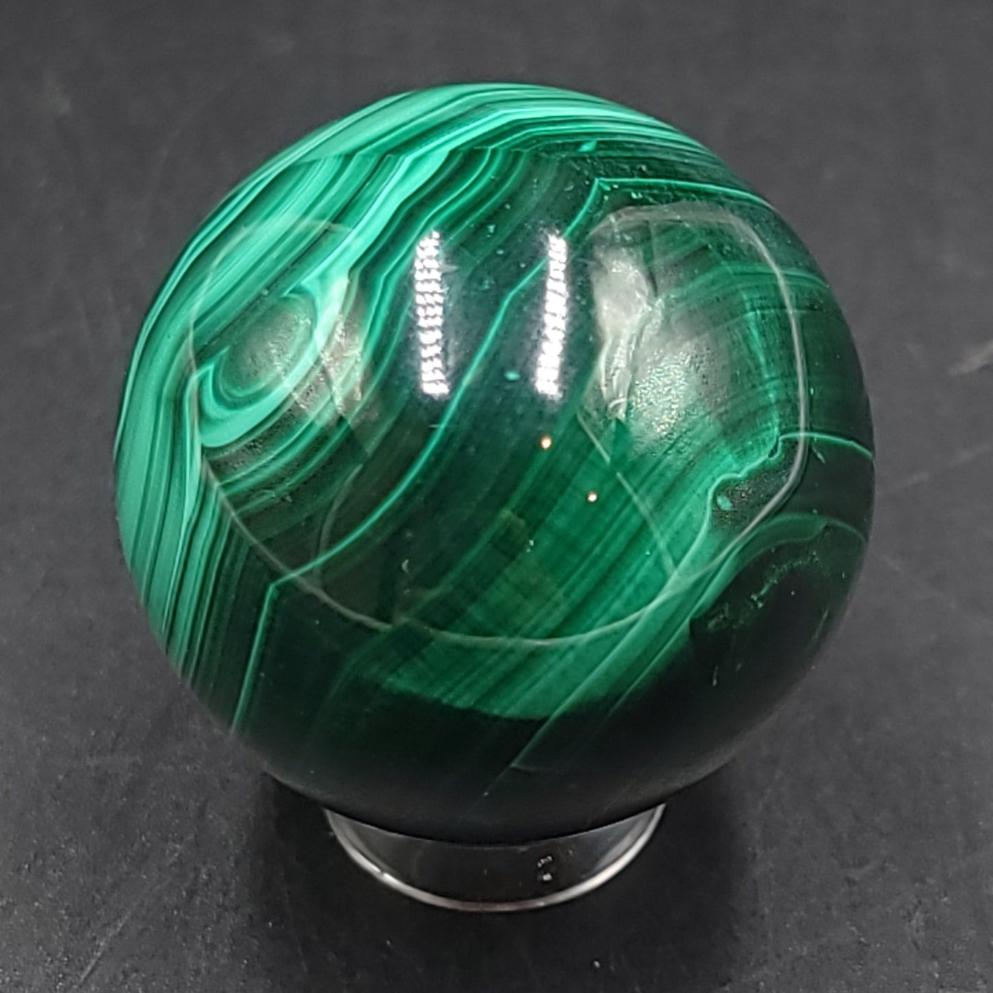 Malachite Sphere 32mm 68g - Elevated Metaphysical